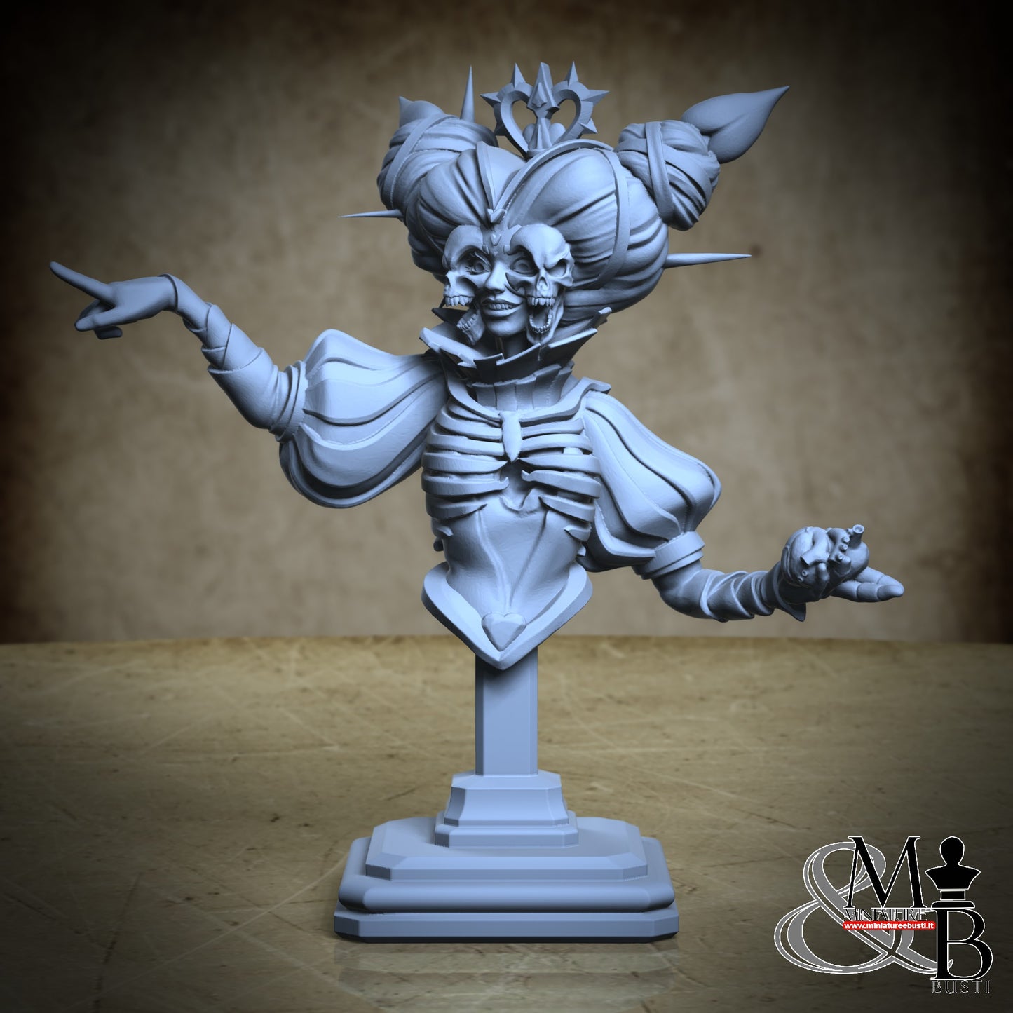 The Heartless Queen Bust