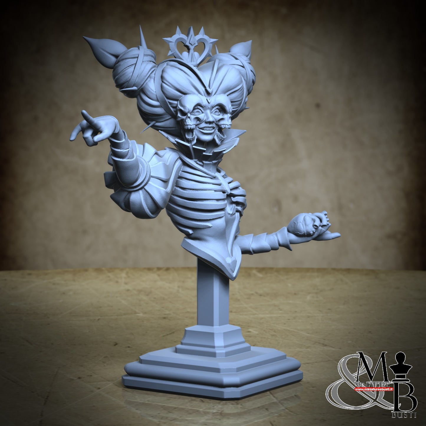 The Heartless Queen Bust