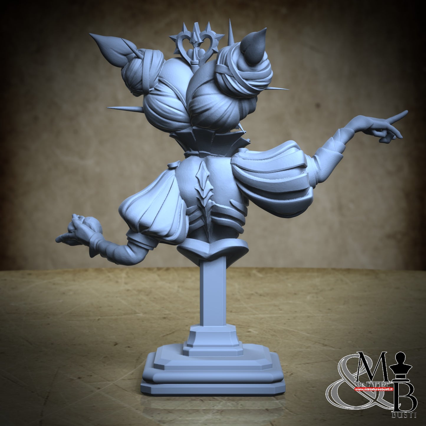 The Heartless Queen Bust