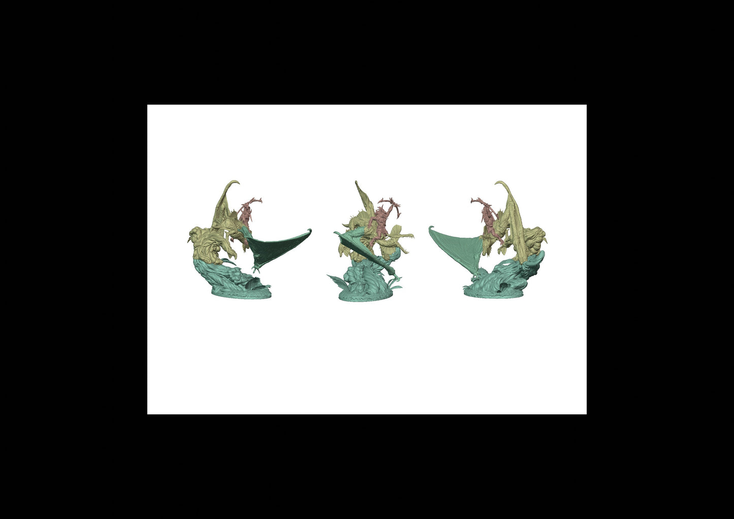 Quetzal Riders - Pose 1