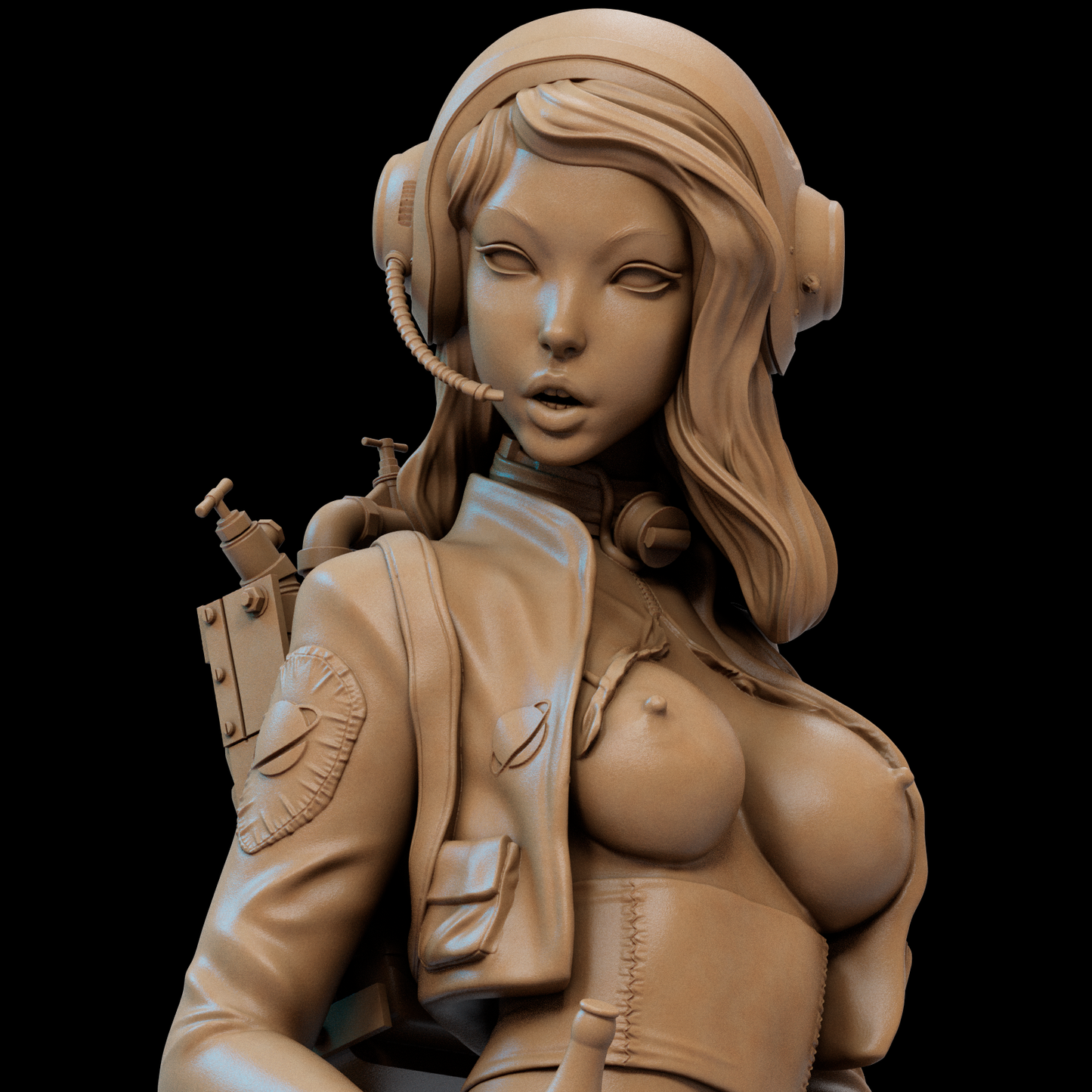 Retro Astronaut Pinup - NSFW