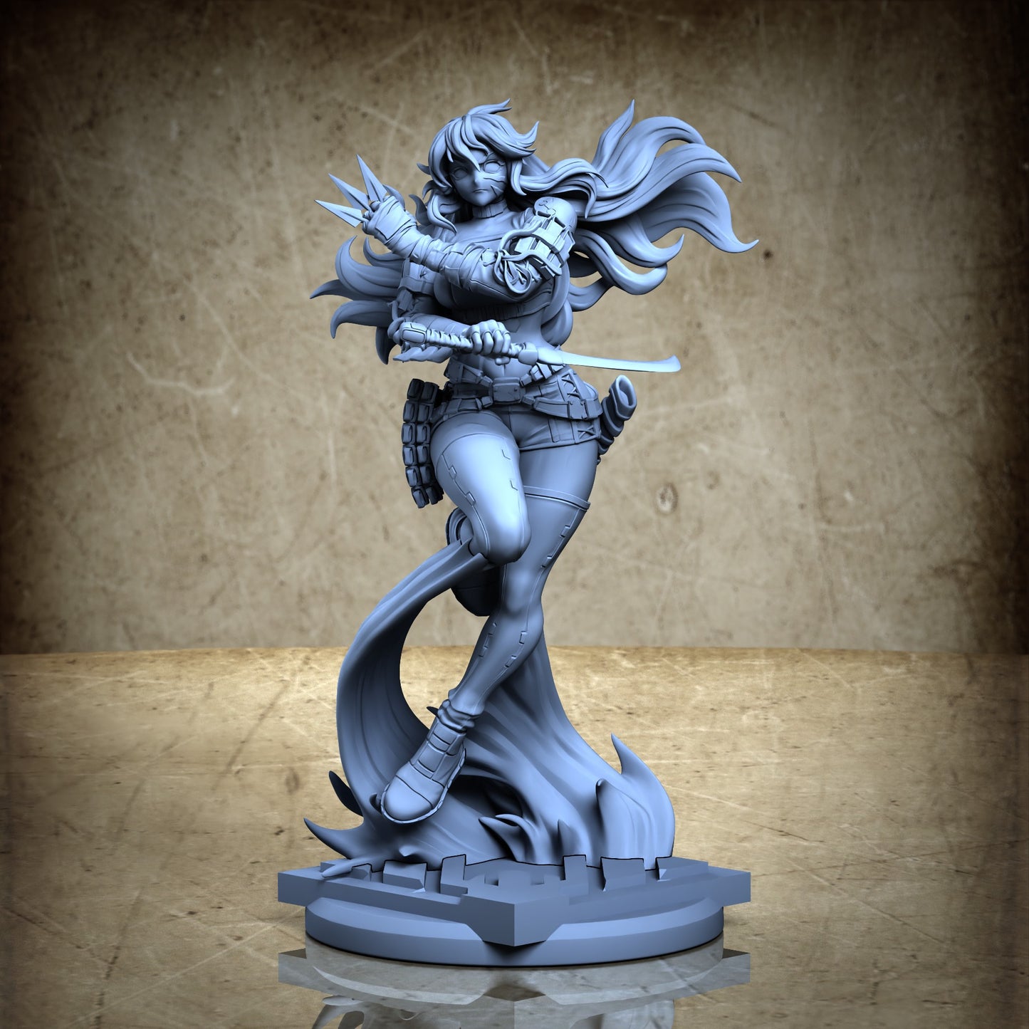 Raven Grey - No Skirt and no Hat