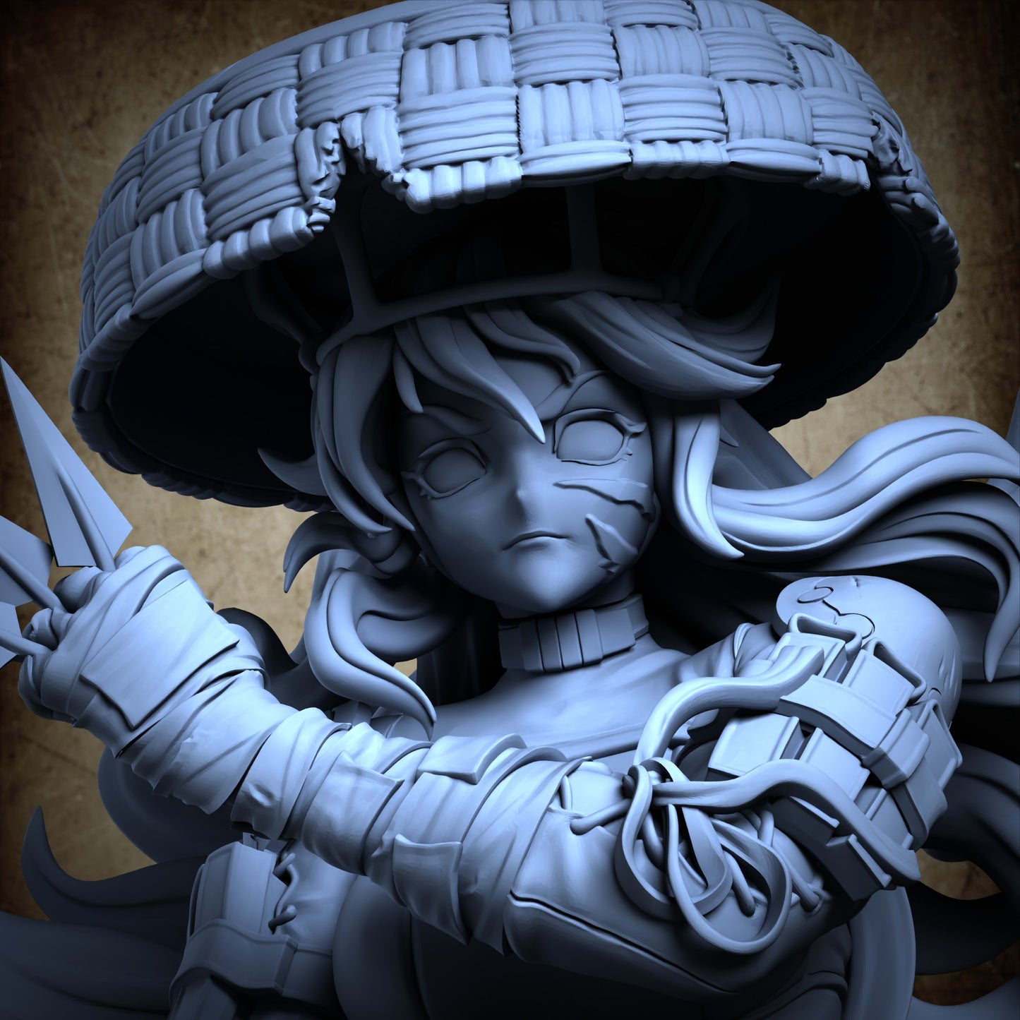 Raven Grey - No Skirt with Hat