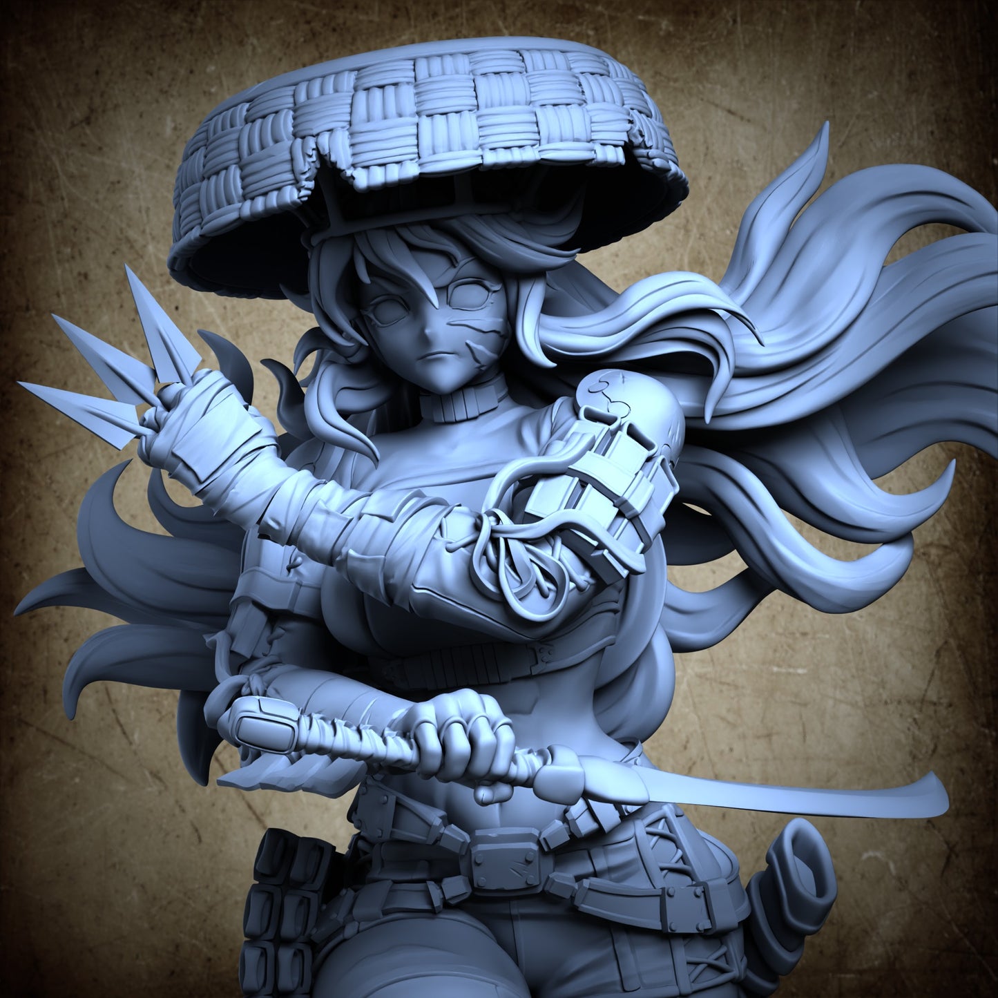 Raven Grey - No Skirt with Hat