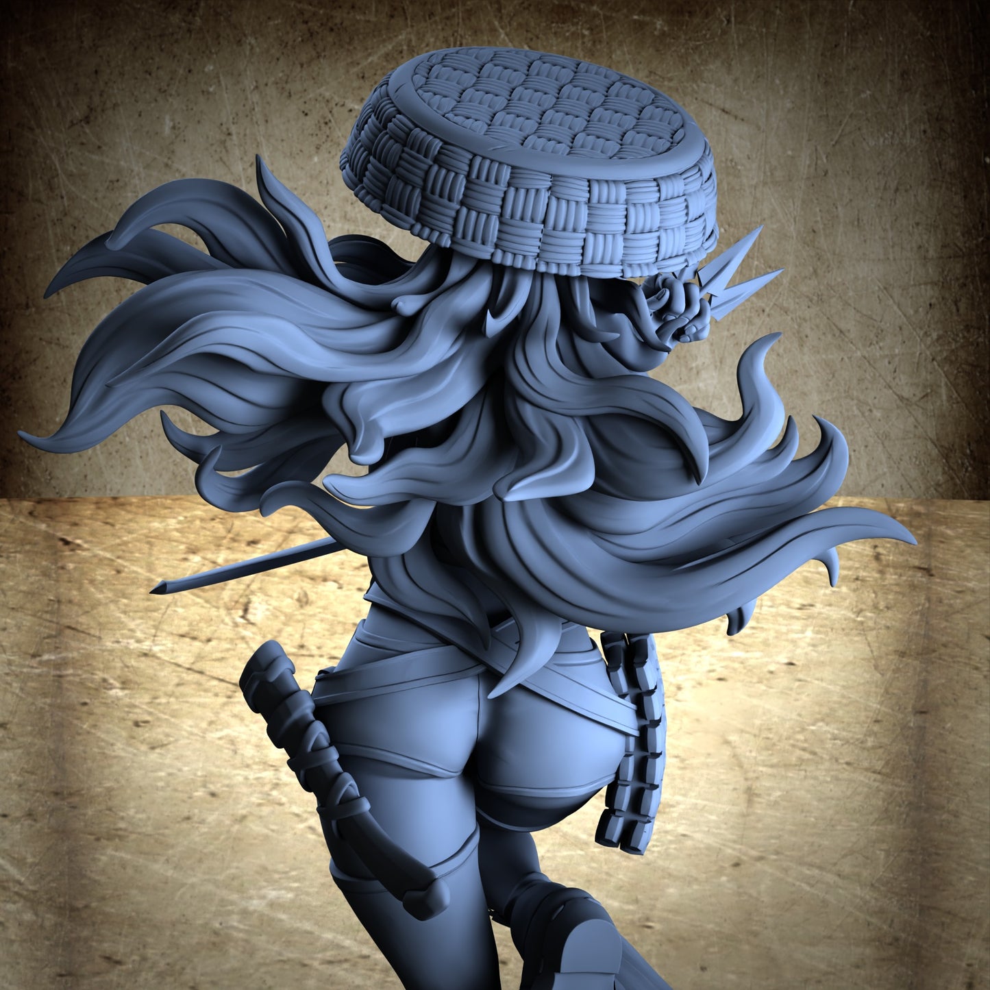 Raven Grey - No Skirt with Hat
