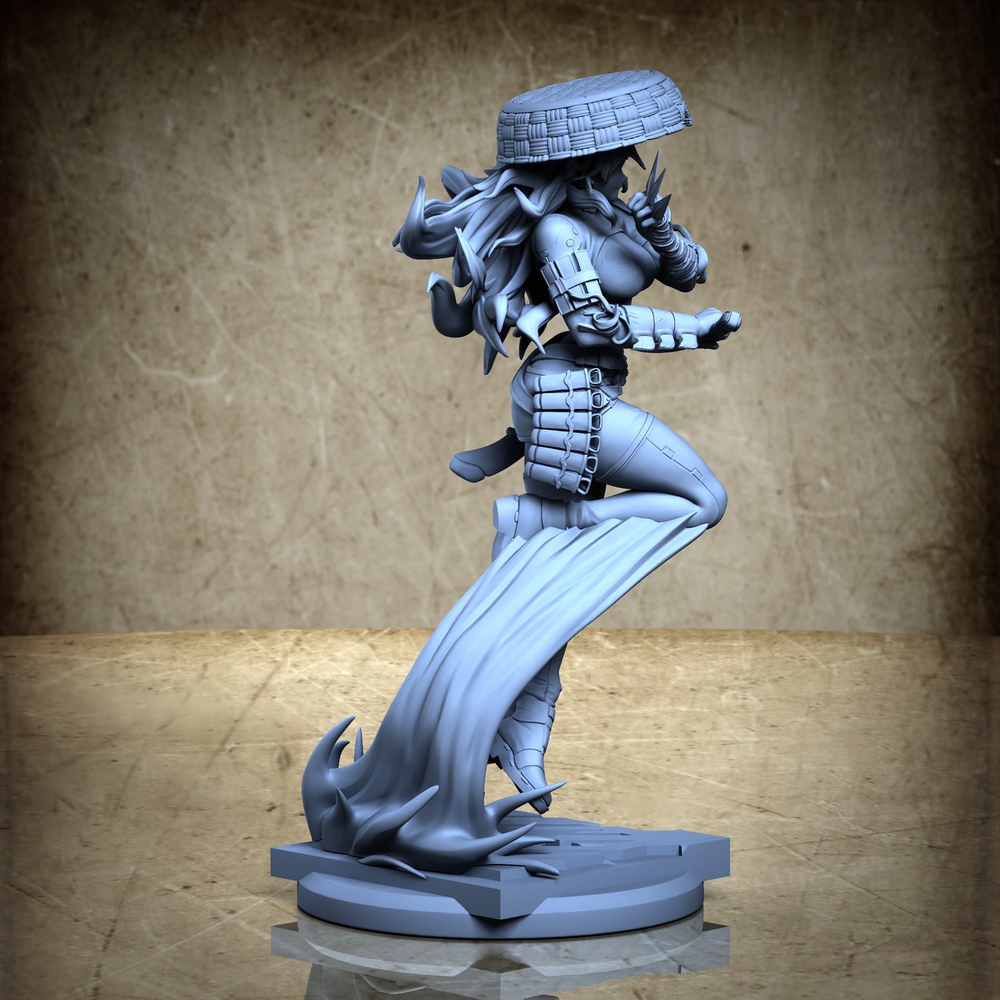 Raven Grey - No Skirt with Hat