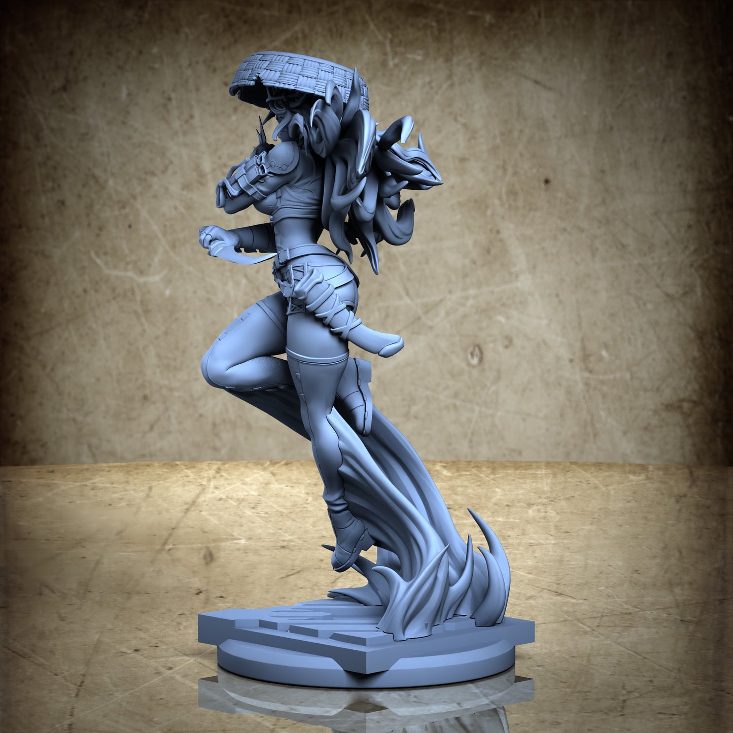 Raven Grey - No Skirt with Hat