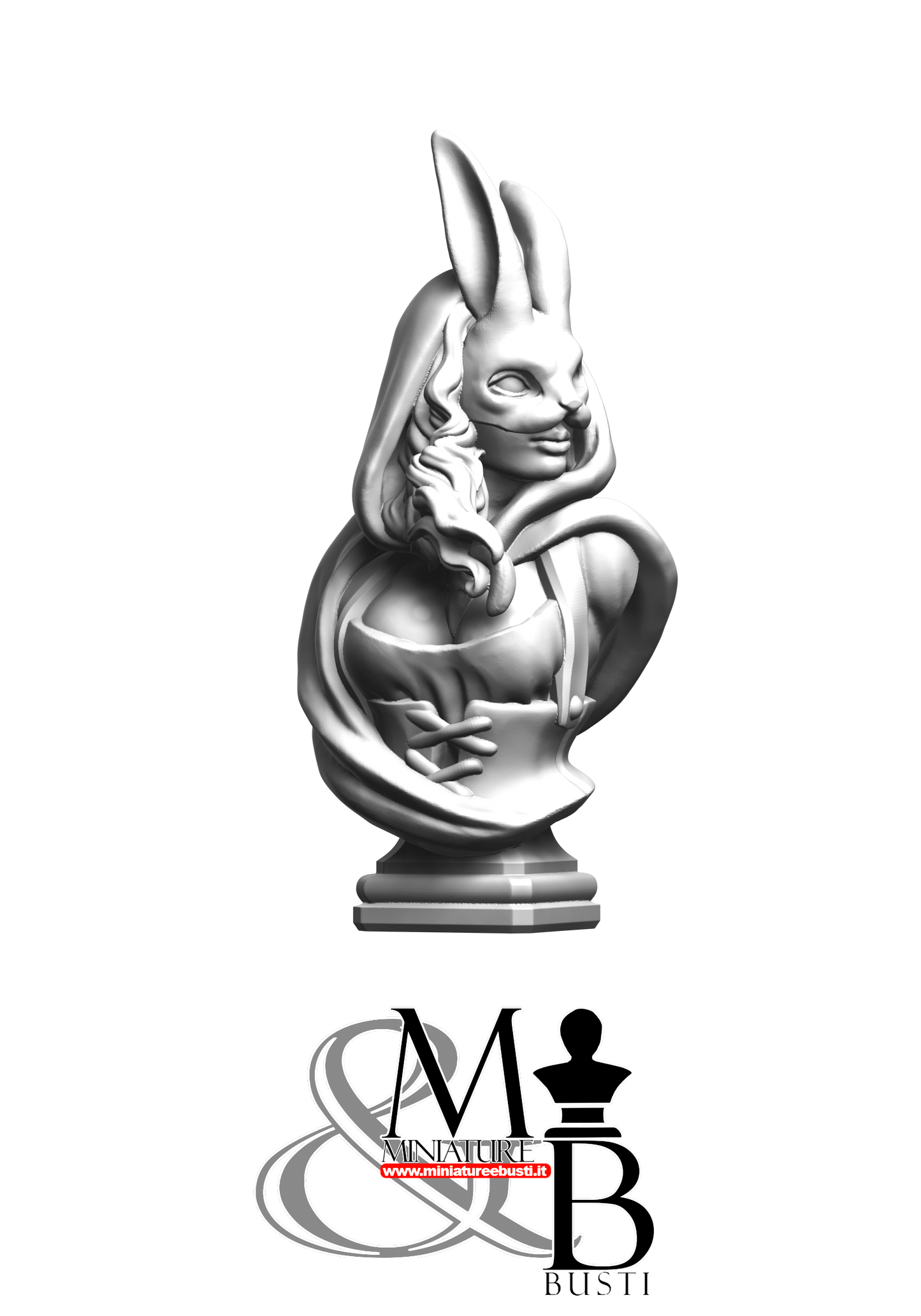 Red Bleeding hood Bust - V1