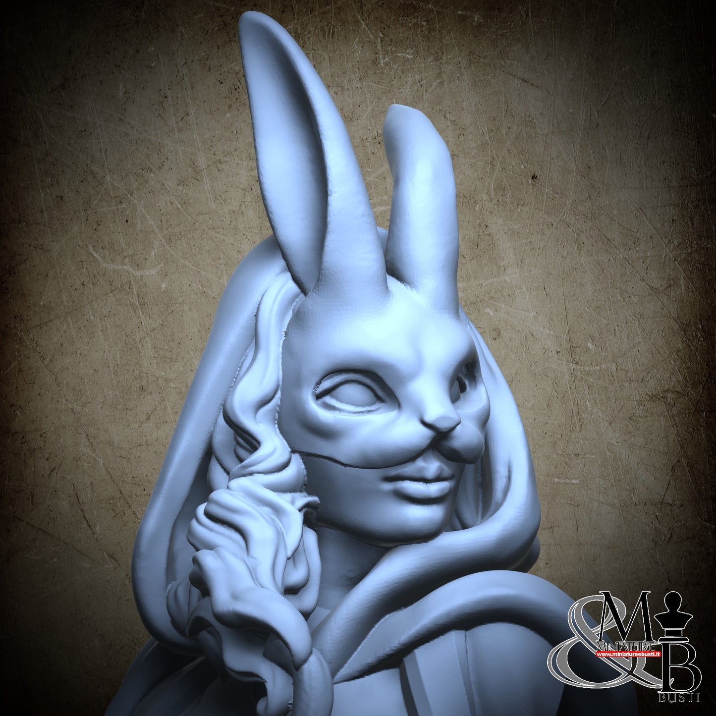 Red Bleeding hood Bust - V1