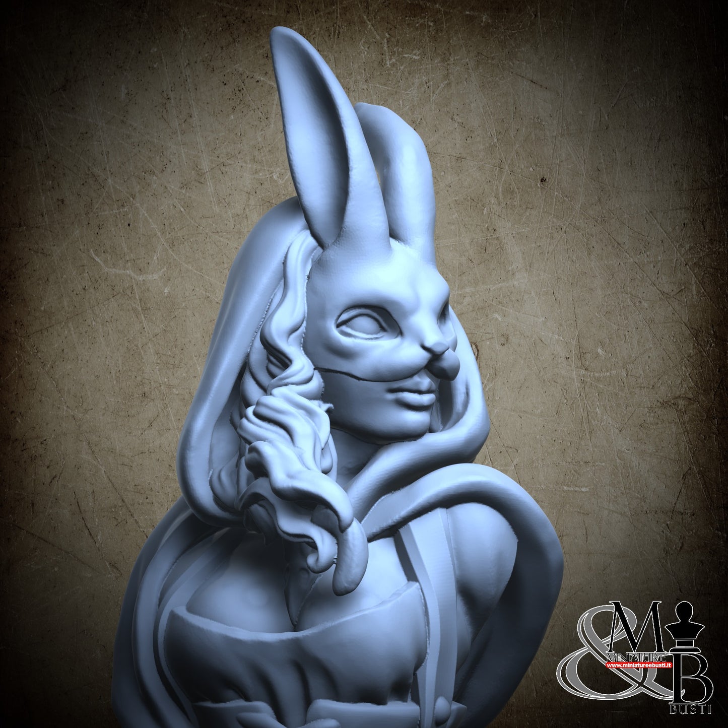 Red Bleeding hood Bust - V1