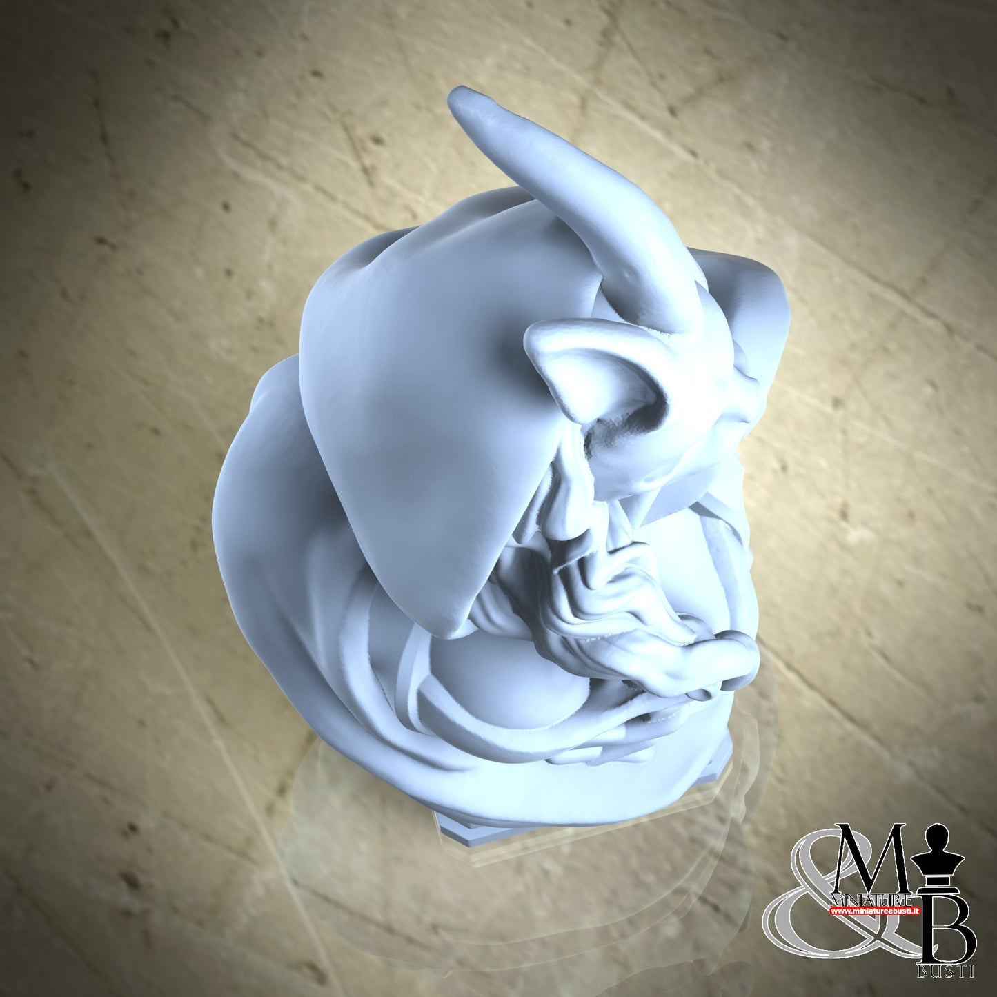 Red Bleeding hood Bust - V1
