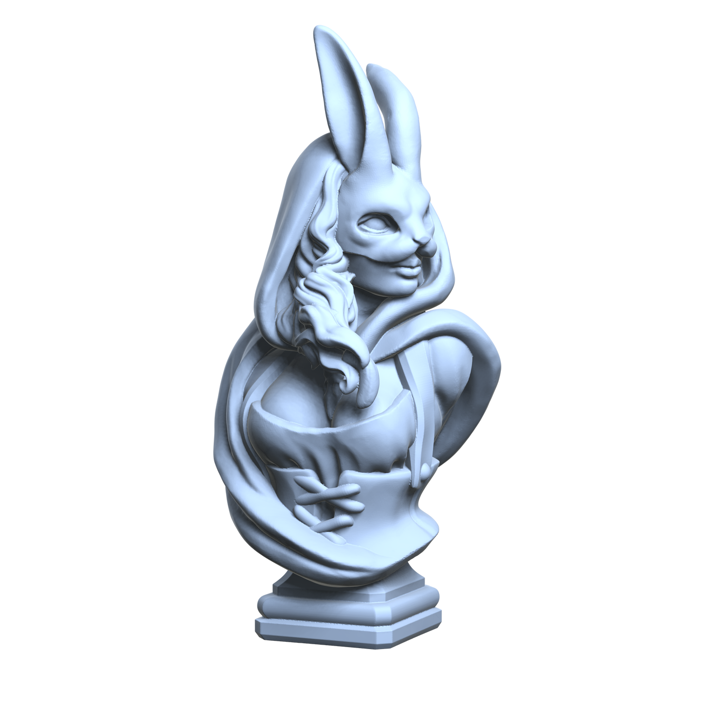 Red Bleeding hood Bust - V1