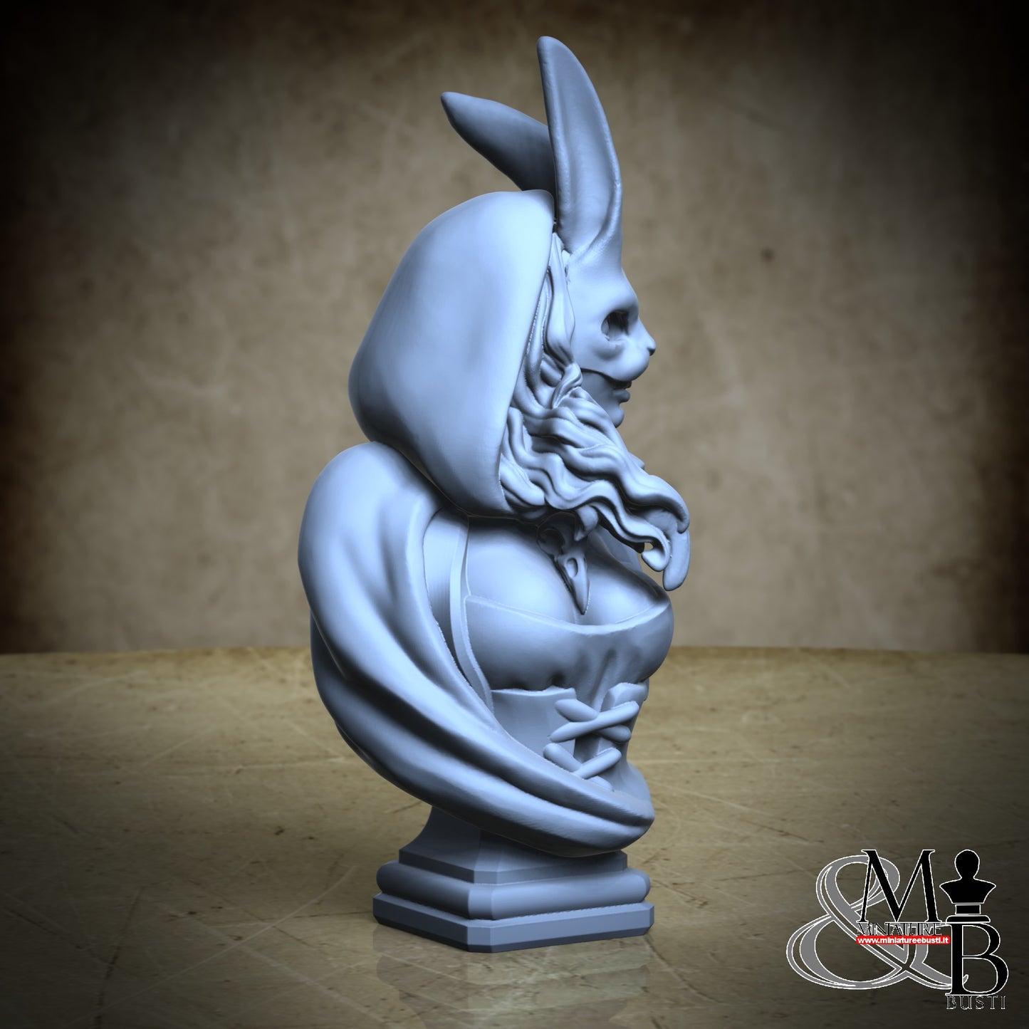 Red Bleeding hood Bust - V1