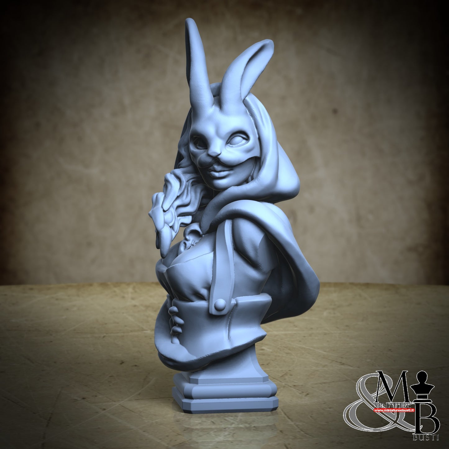 Red Bleeding hood Bust - V1