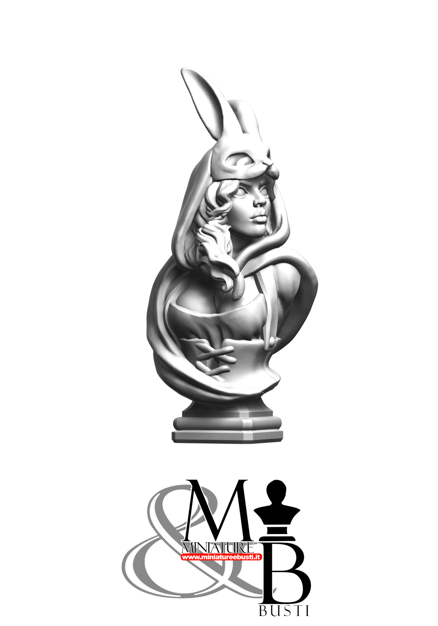 Red Bleeding hood Bust - V2
