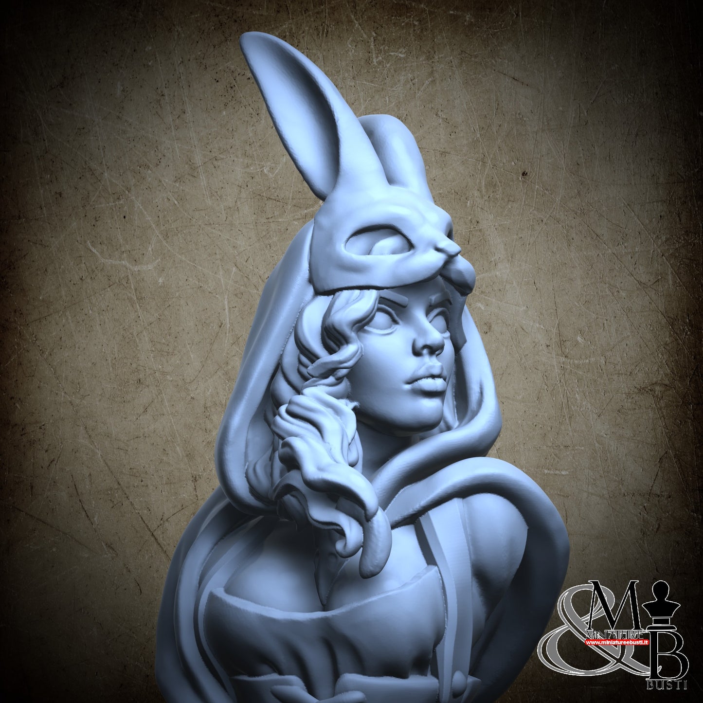 Red Bleeding hood Bust - V2