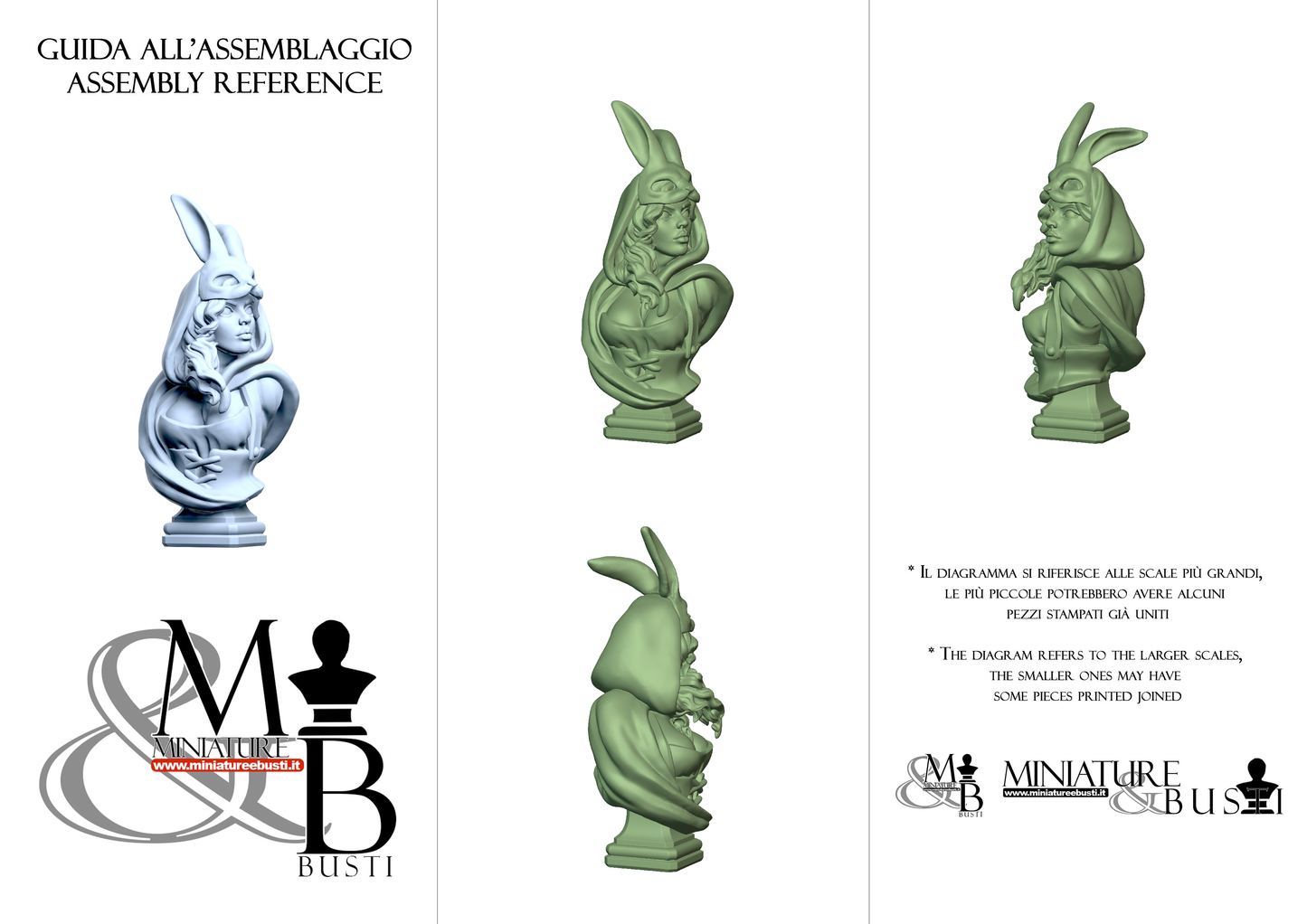 Red Bleeding hood Bust - V2