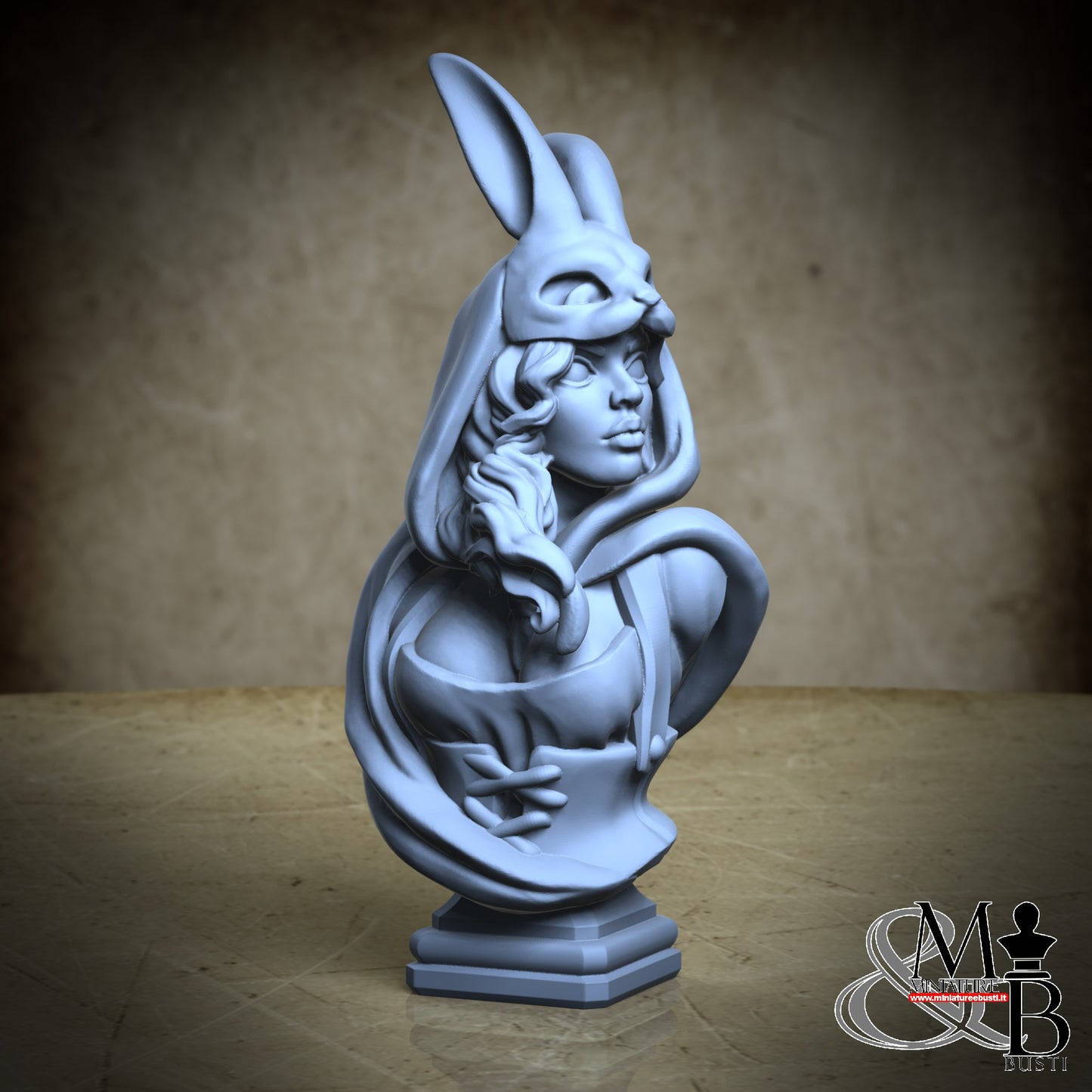 Red Bleeding hood Bust - V2