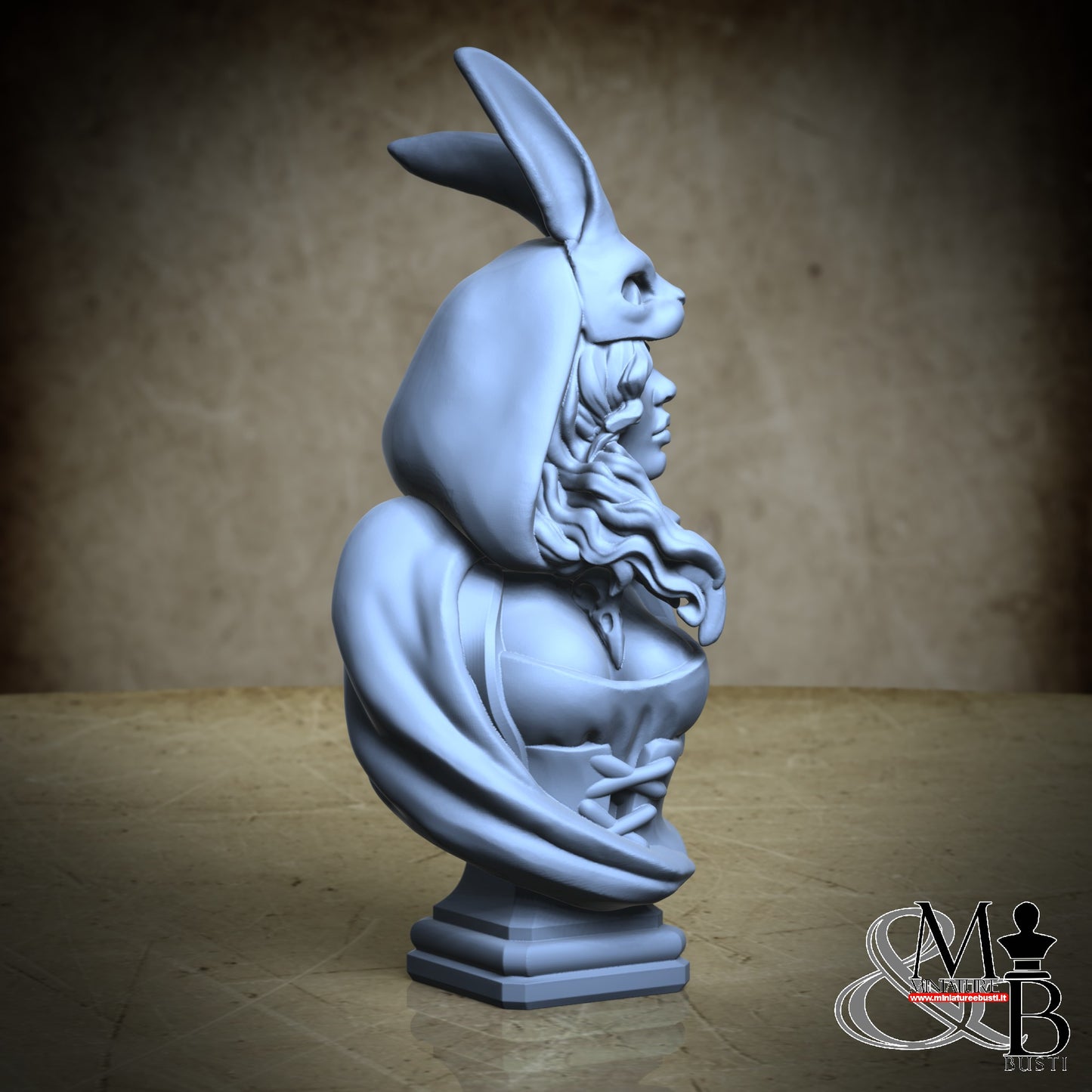 Red Bleeding hood Bust - V2