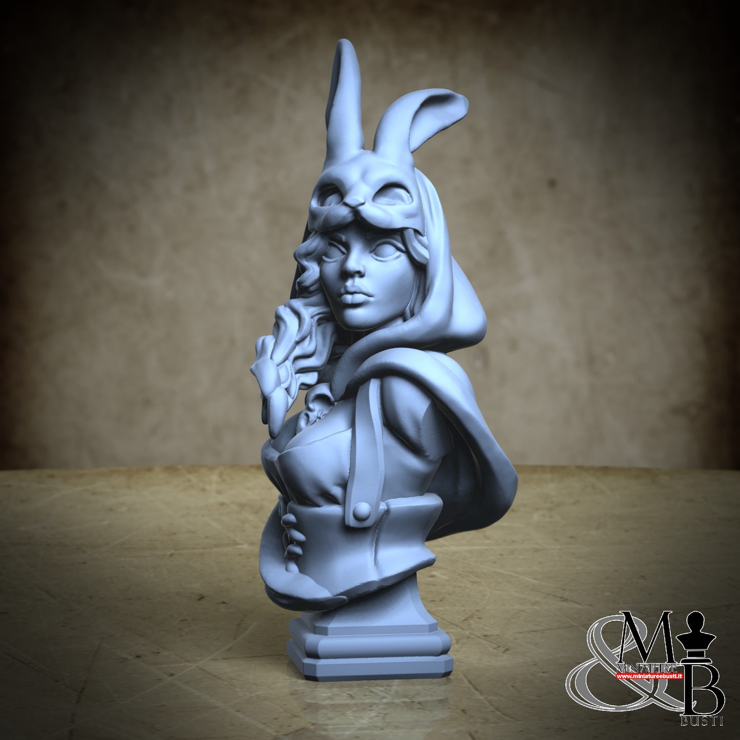 Red Bleeding hood Bust - V2