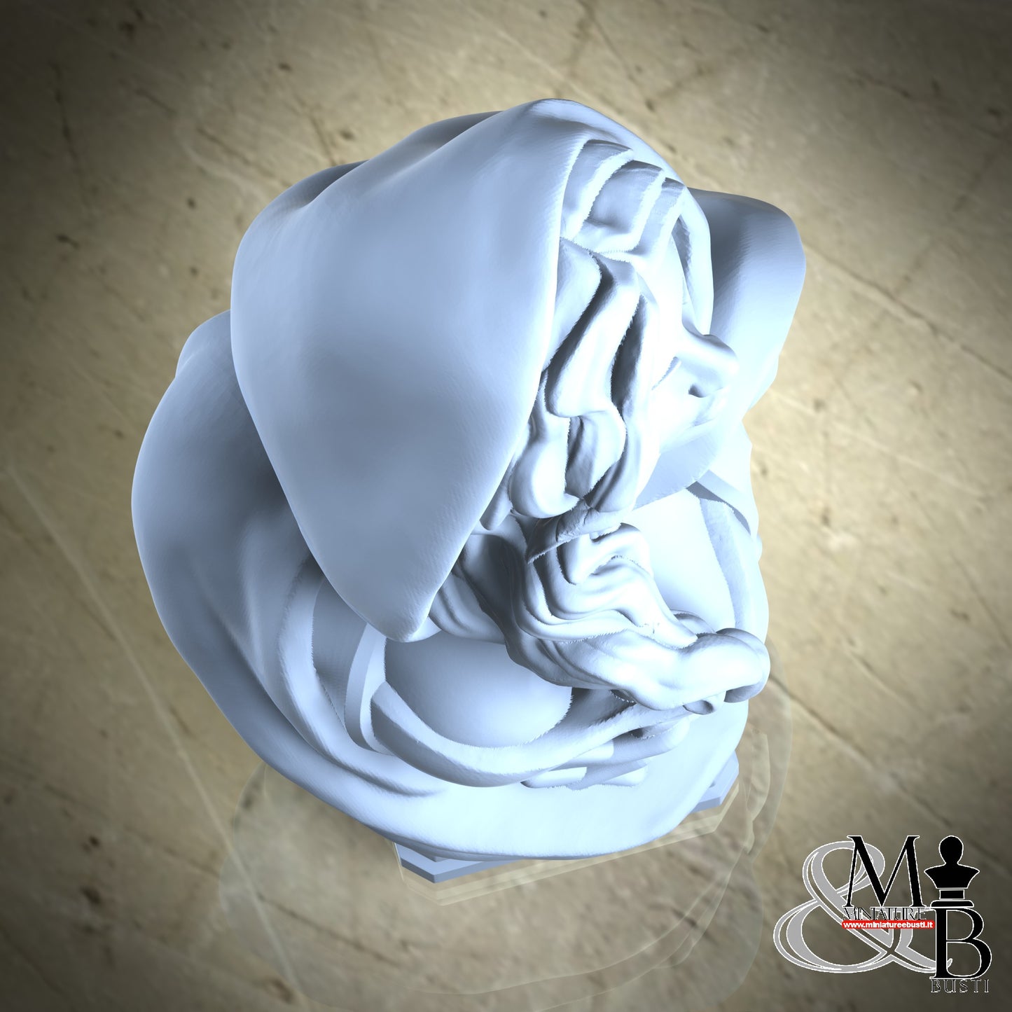 Red Bleeding hood Bust - V3