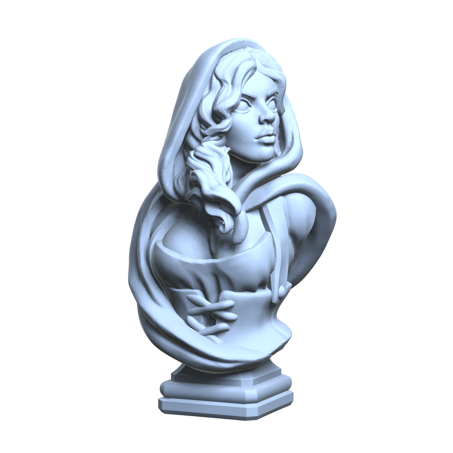 Red Bleeding hood Bust - V3