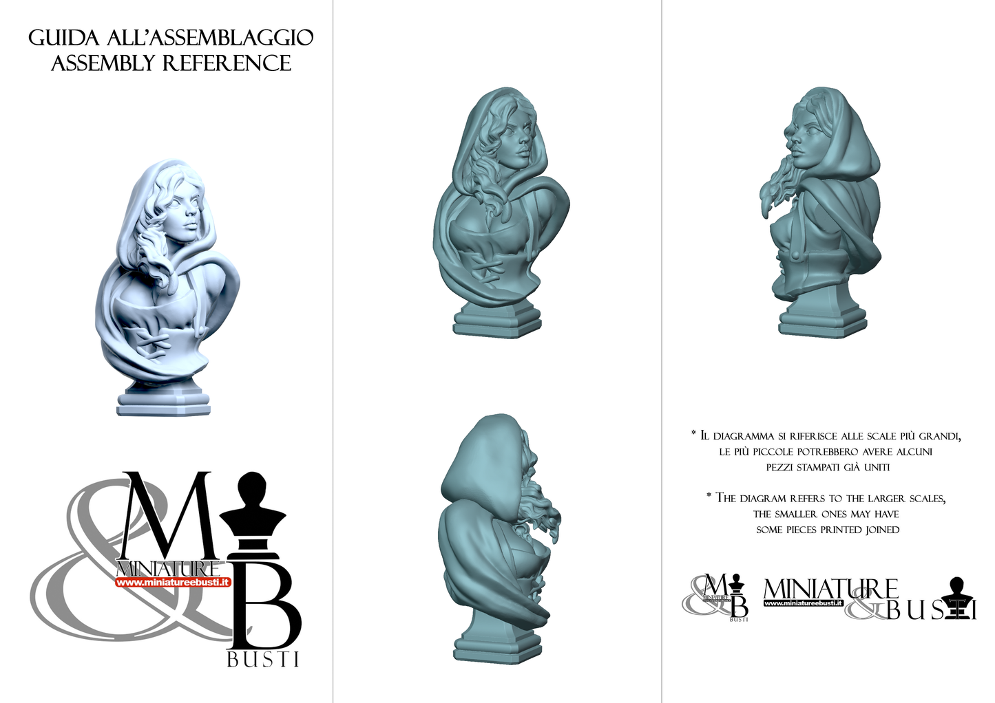 Red Bleeding hood Bust - V3