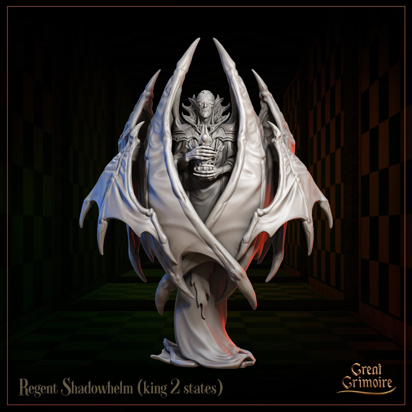 Regent Shadowhelm - Open wings