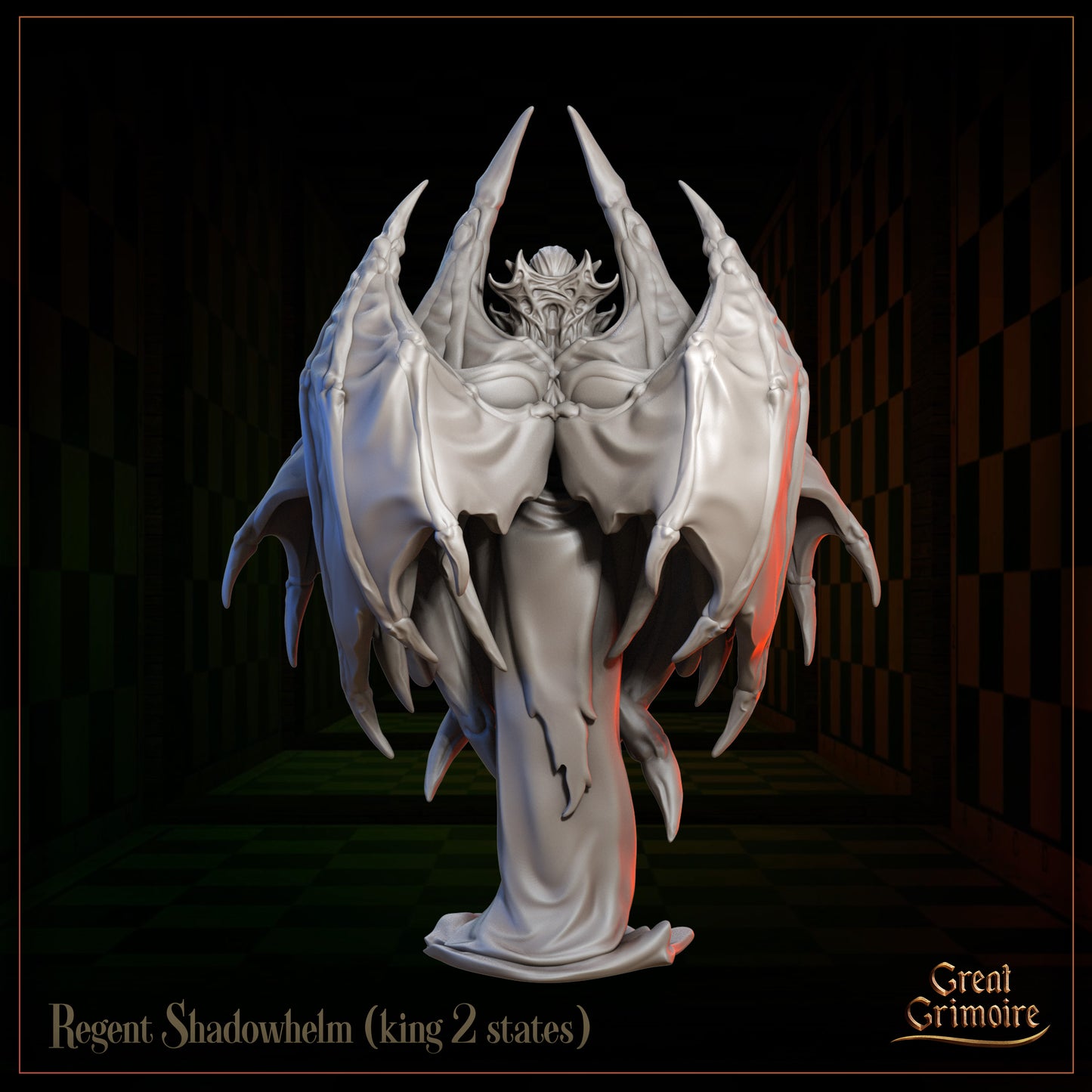 Regent Shadowhelm - Open wings