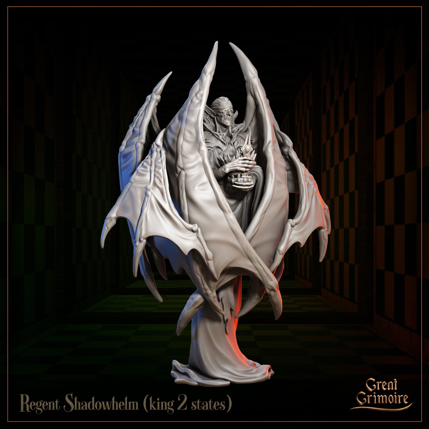 Regent Shadowhelm - Open wings