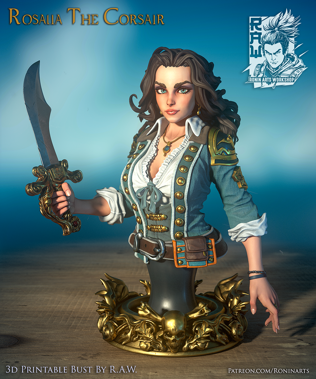 Rosalia the Corsair Bust