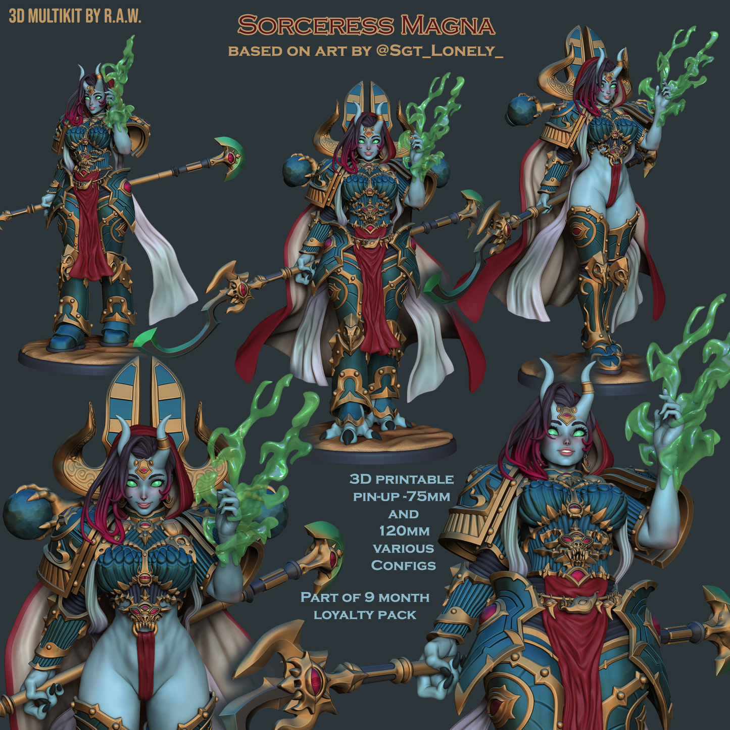 Sorceress Magna (Big Boot) - Armored Boot A