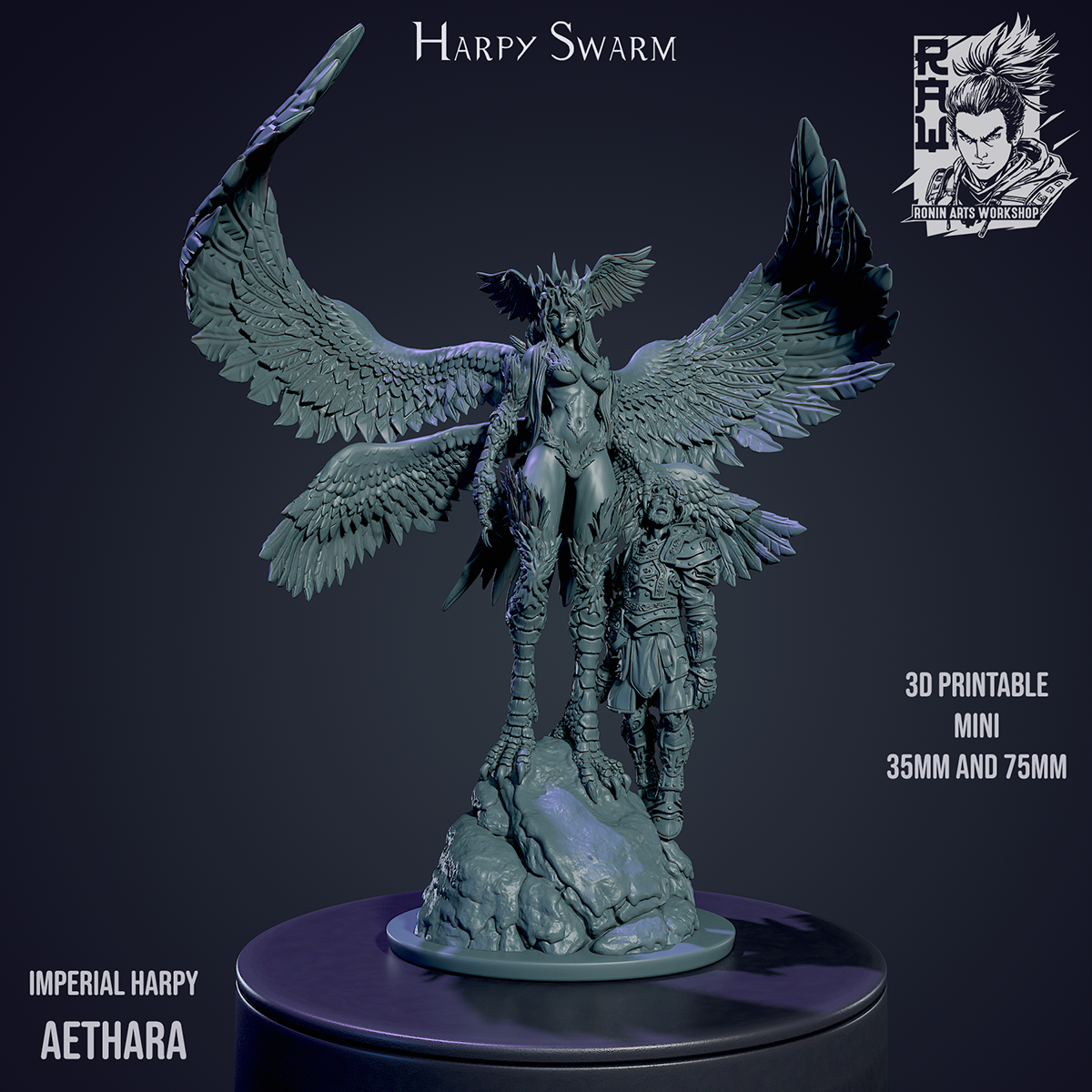 Imperial Harpy Aethara - SFW Crowned