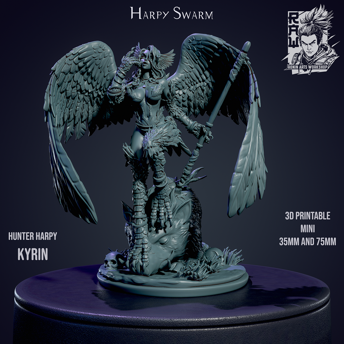 Hunter Harpy Kyrin - SFW