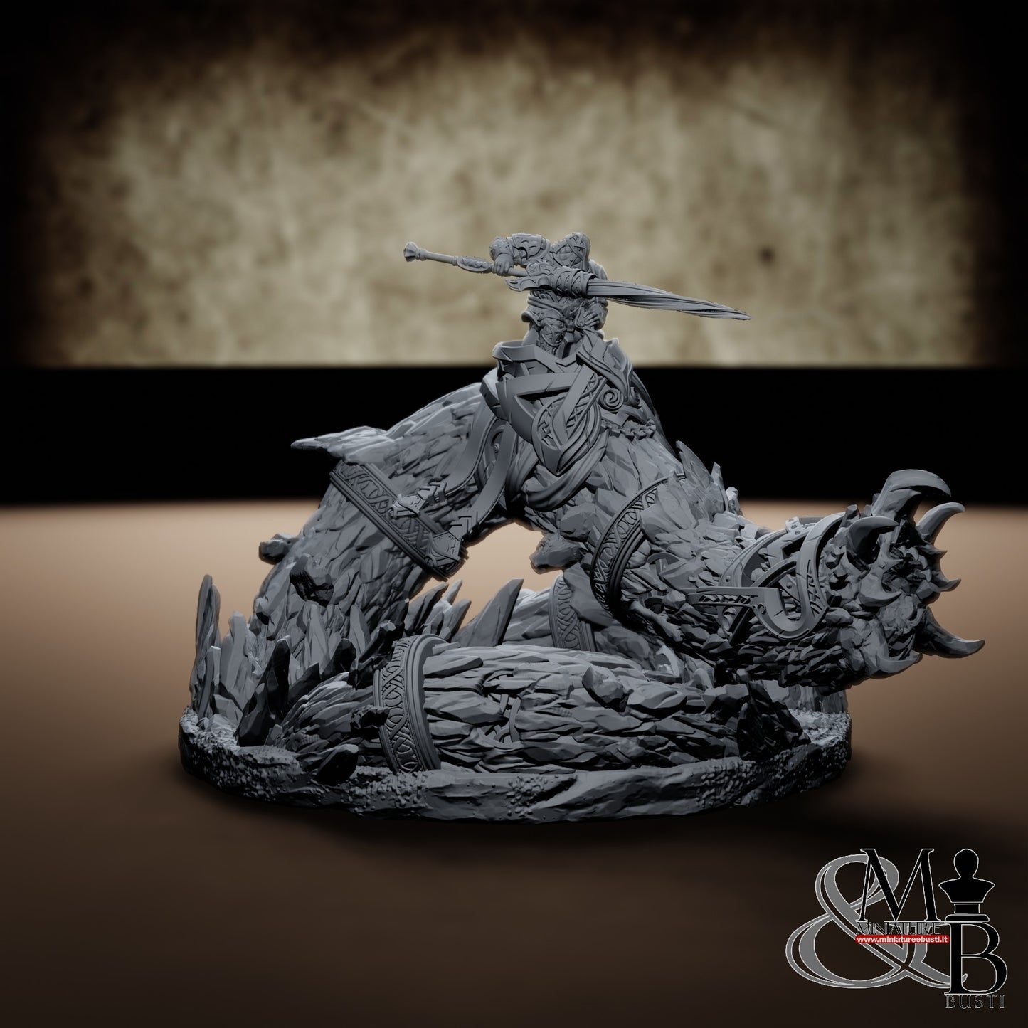 Wurm Riders - Variant 3 with rider