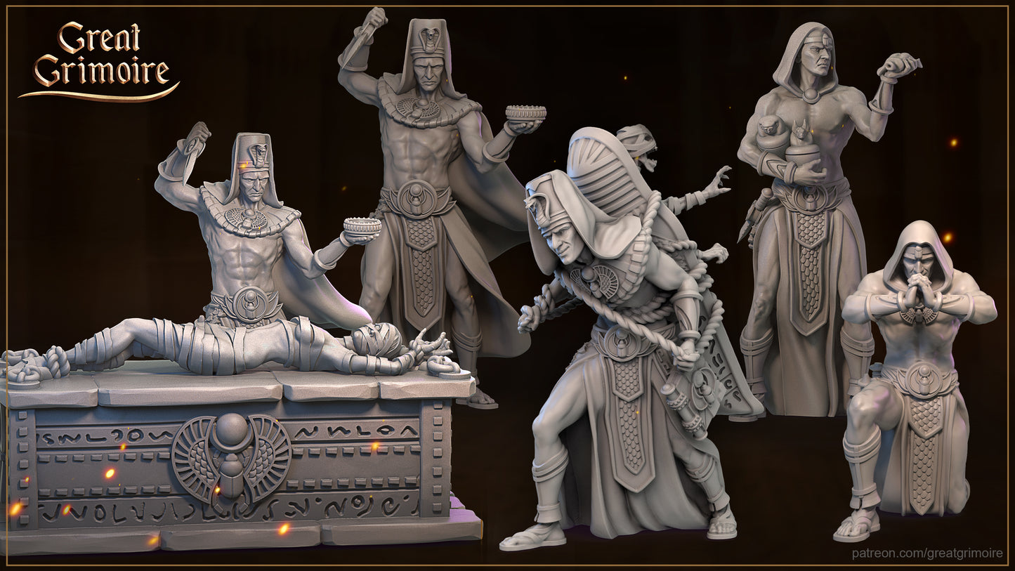 High Priests of Egypt - Diorama Completo