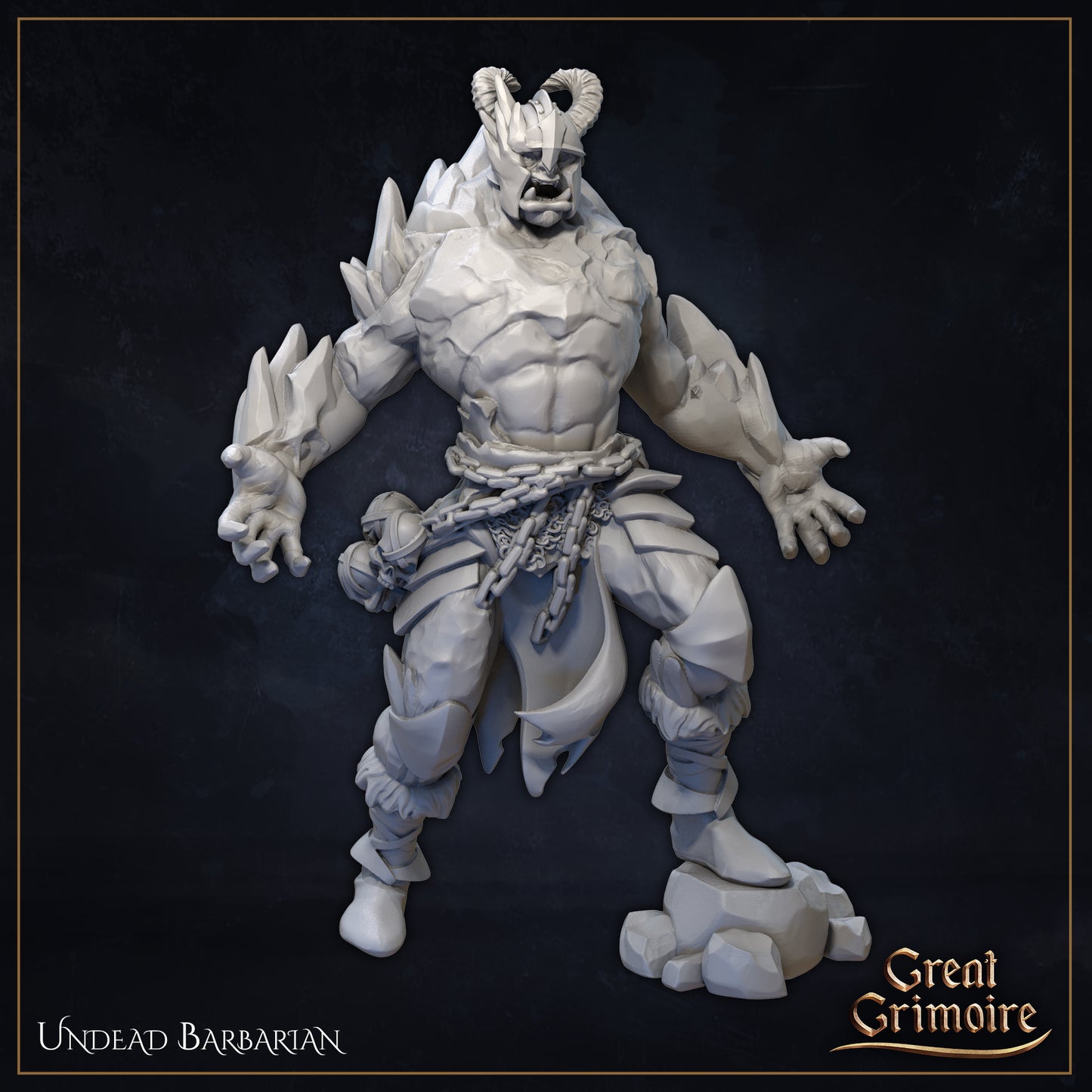 Frozen Knights - Undead Barbarian