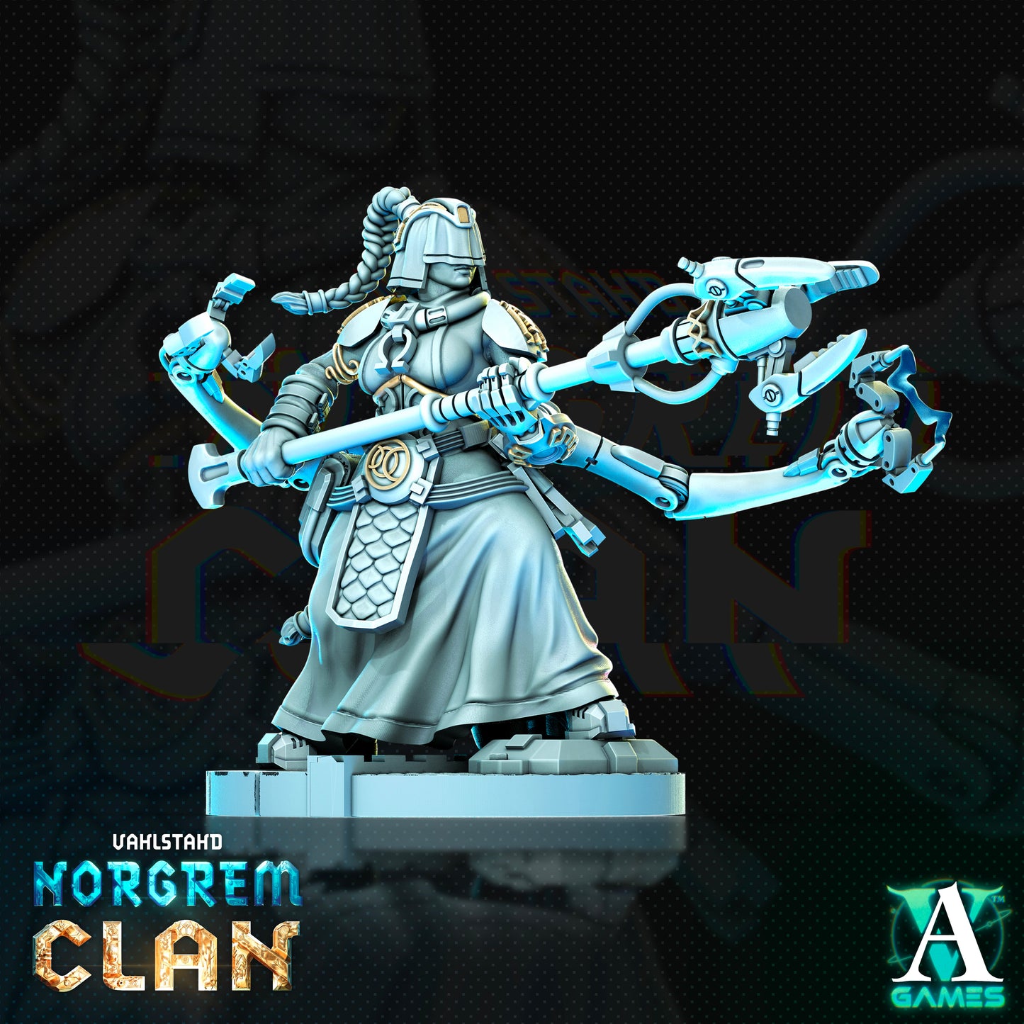 Norgrem Gempriestesses - Pose 3 with FX