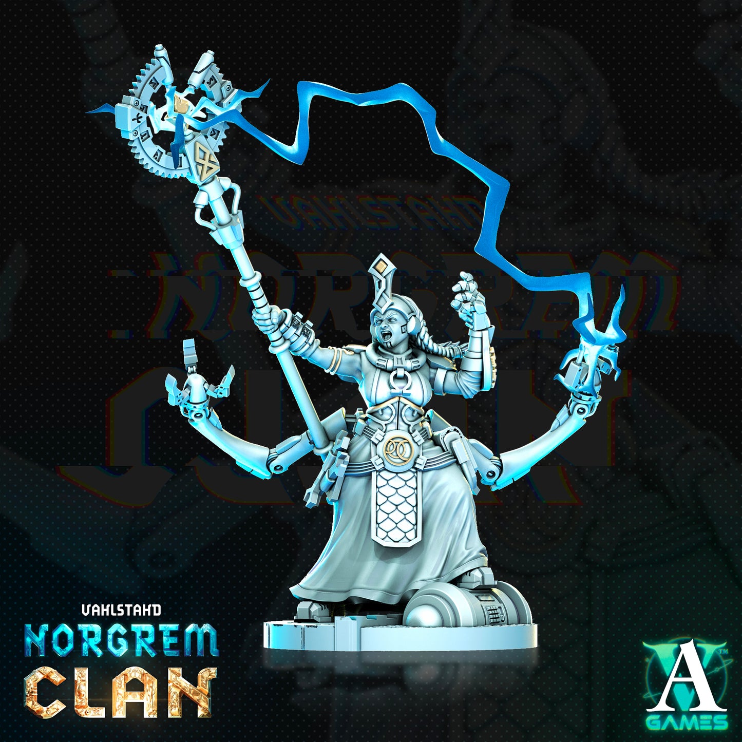 Norgrem Gempriestesses - Pose 4 with FX