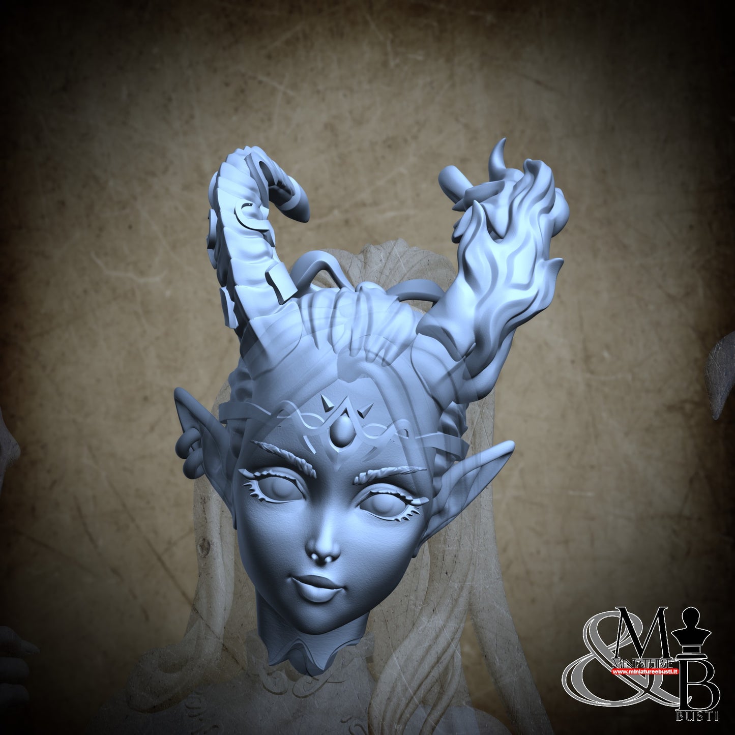 Voxlyn - Head Fire Horn Optional Part