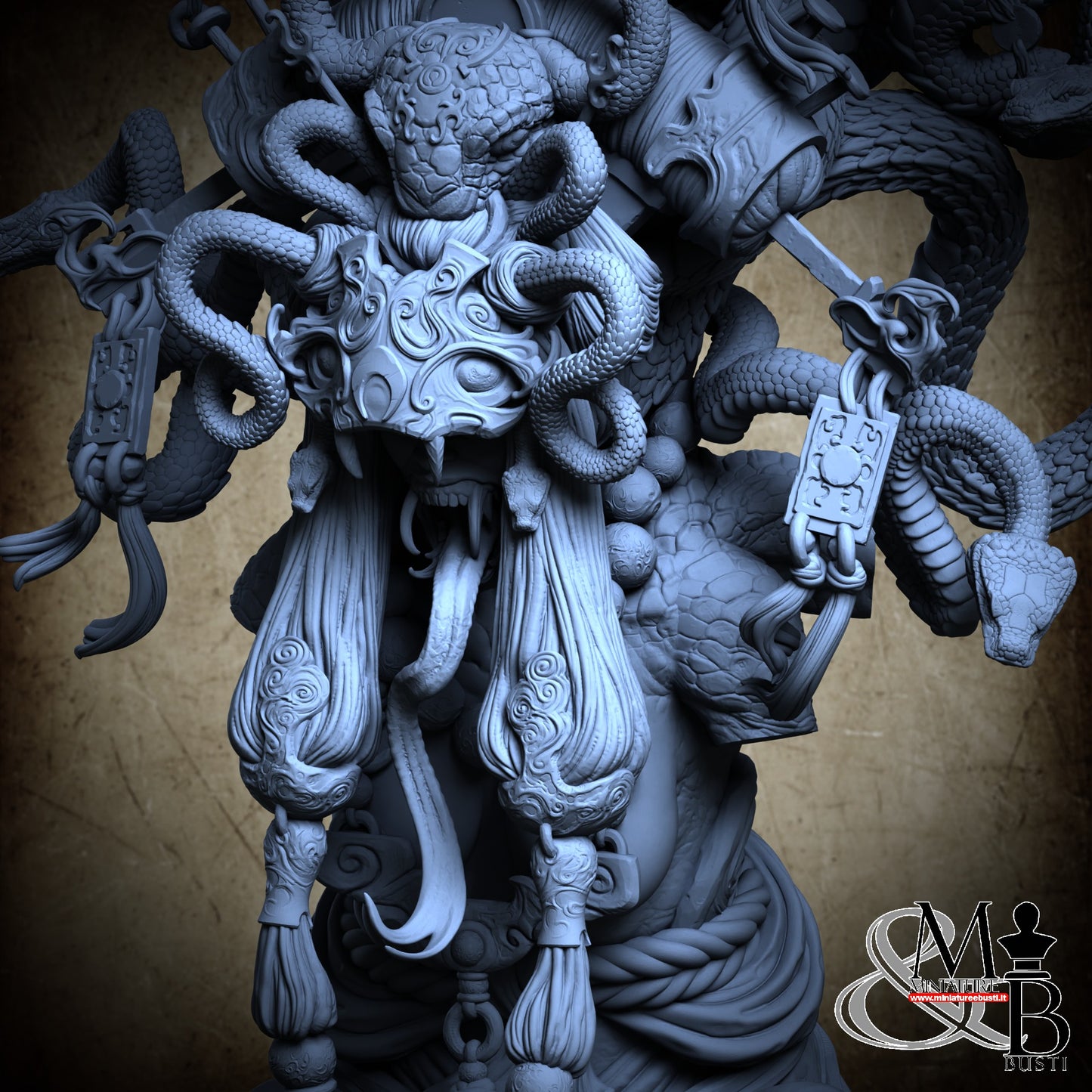 Immortal Empress Xi-Qing - Bust