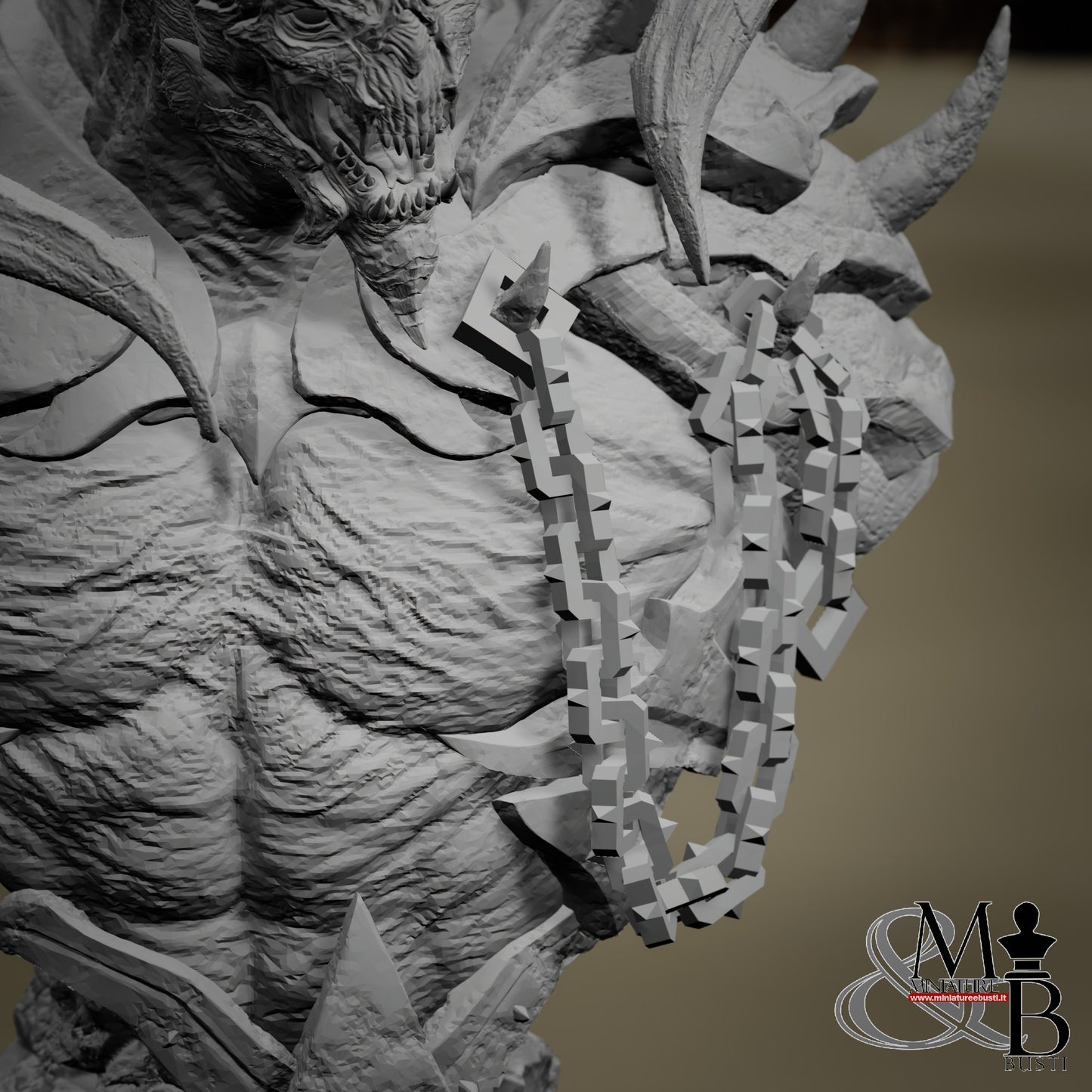 Azrael the Pit Lord - Bust