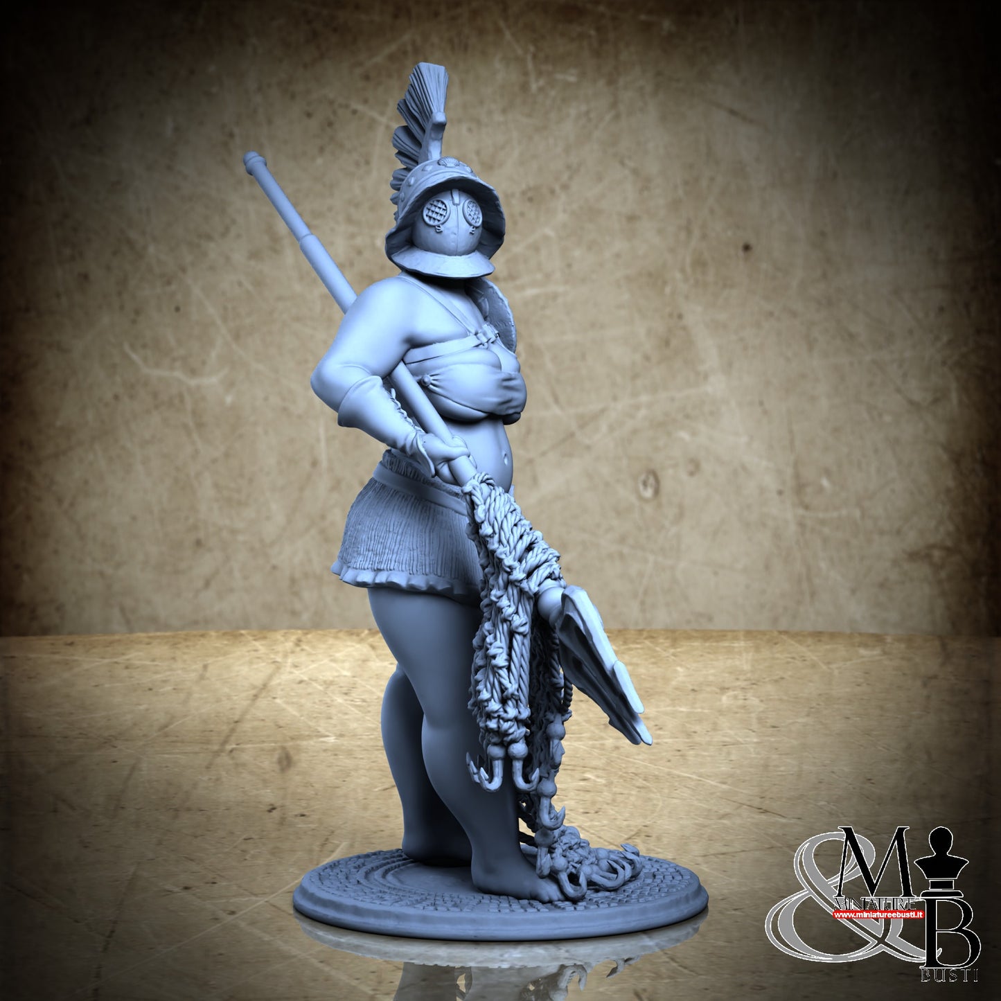Bellica the retiarius gladiatrix - SFW