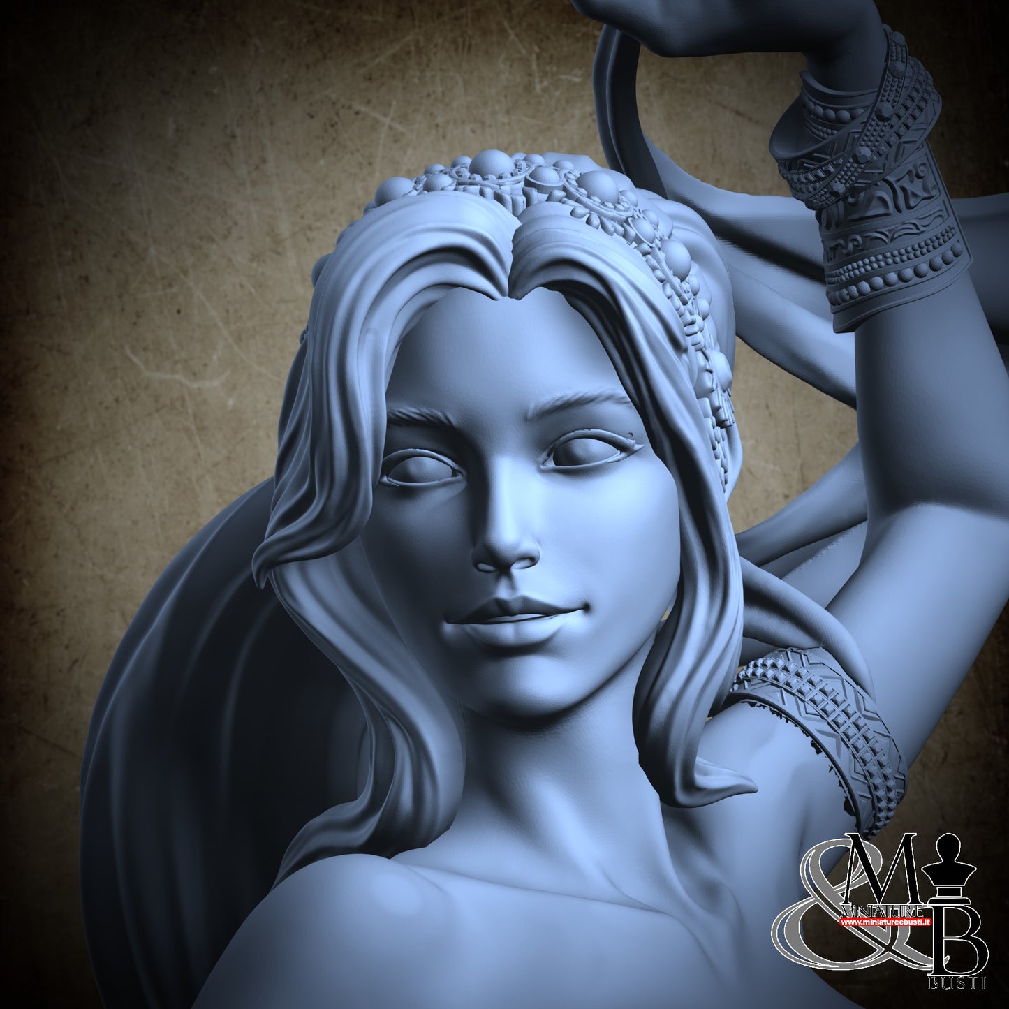 Belly Dancer Bust - Topless 1