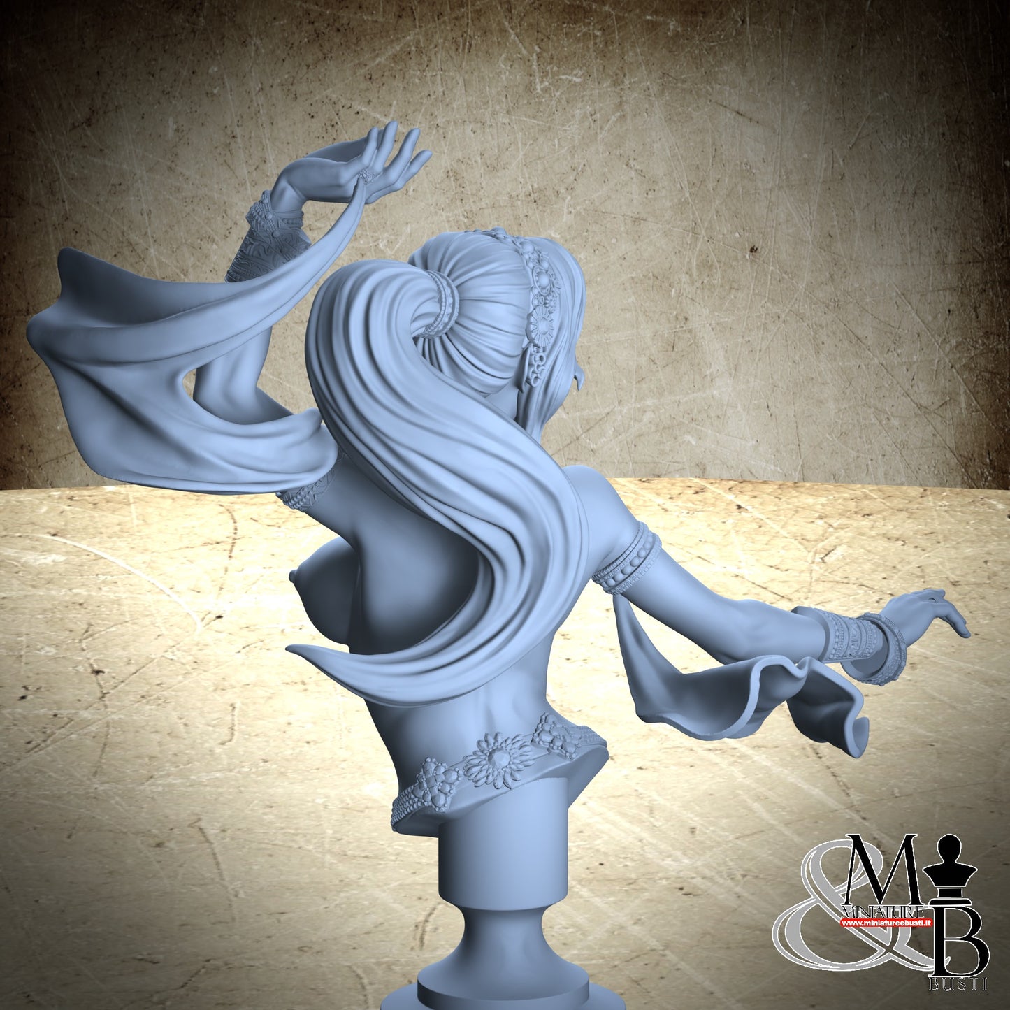 Belly Dancer Bust - Topless 1