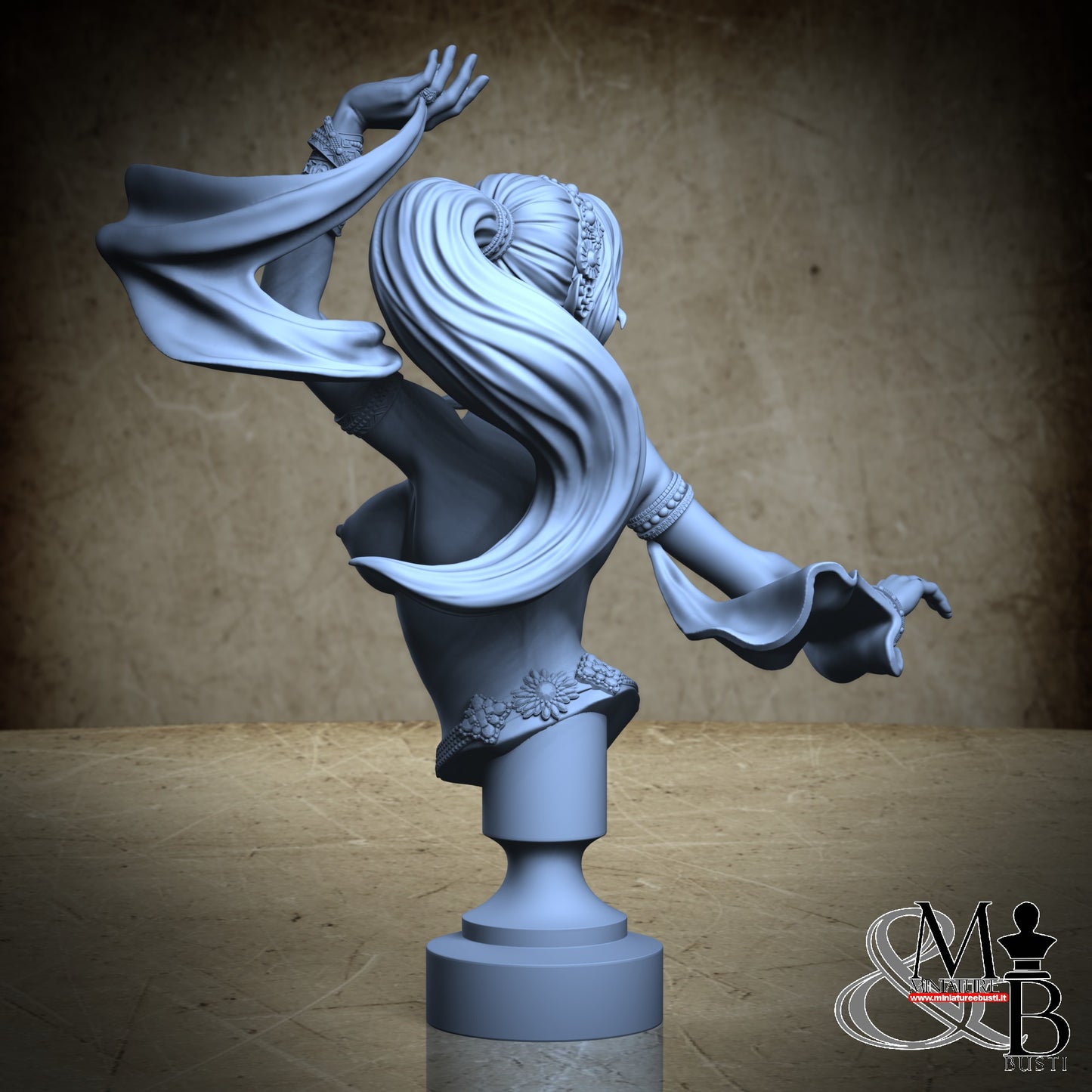 Belly Dancer Bust - Topless 1