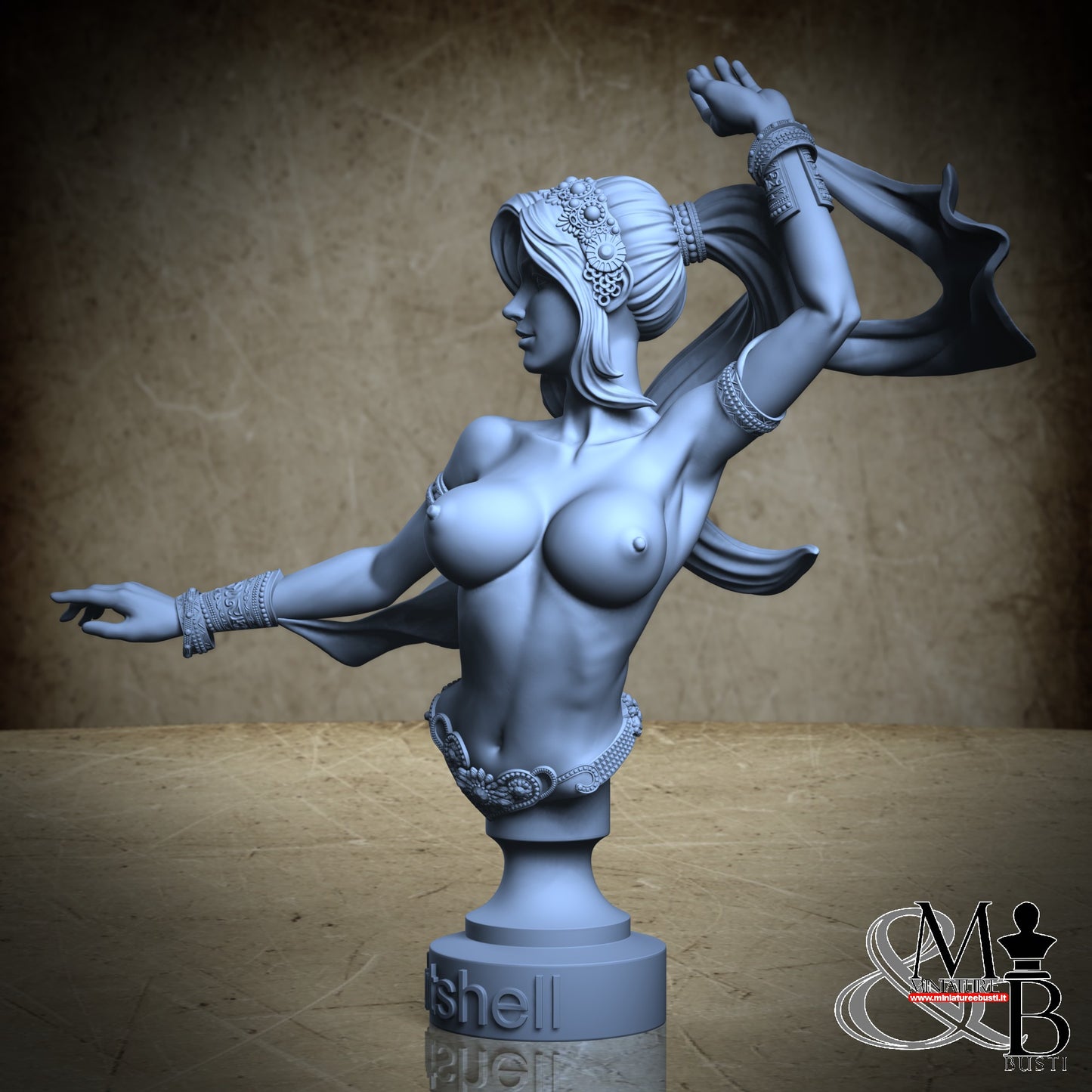 Belly Dancer Bust - Topless 1