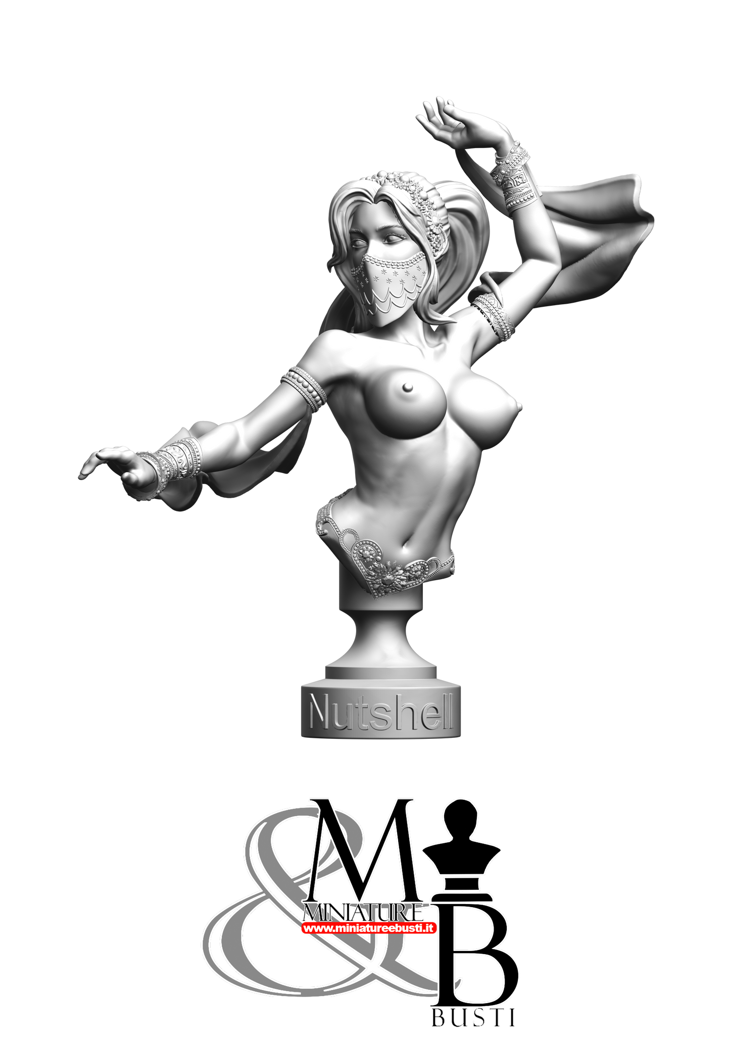 Belly Dancer Bust - Topless 2