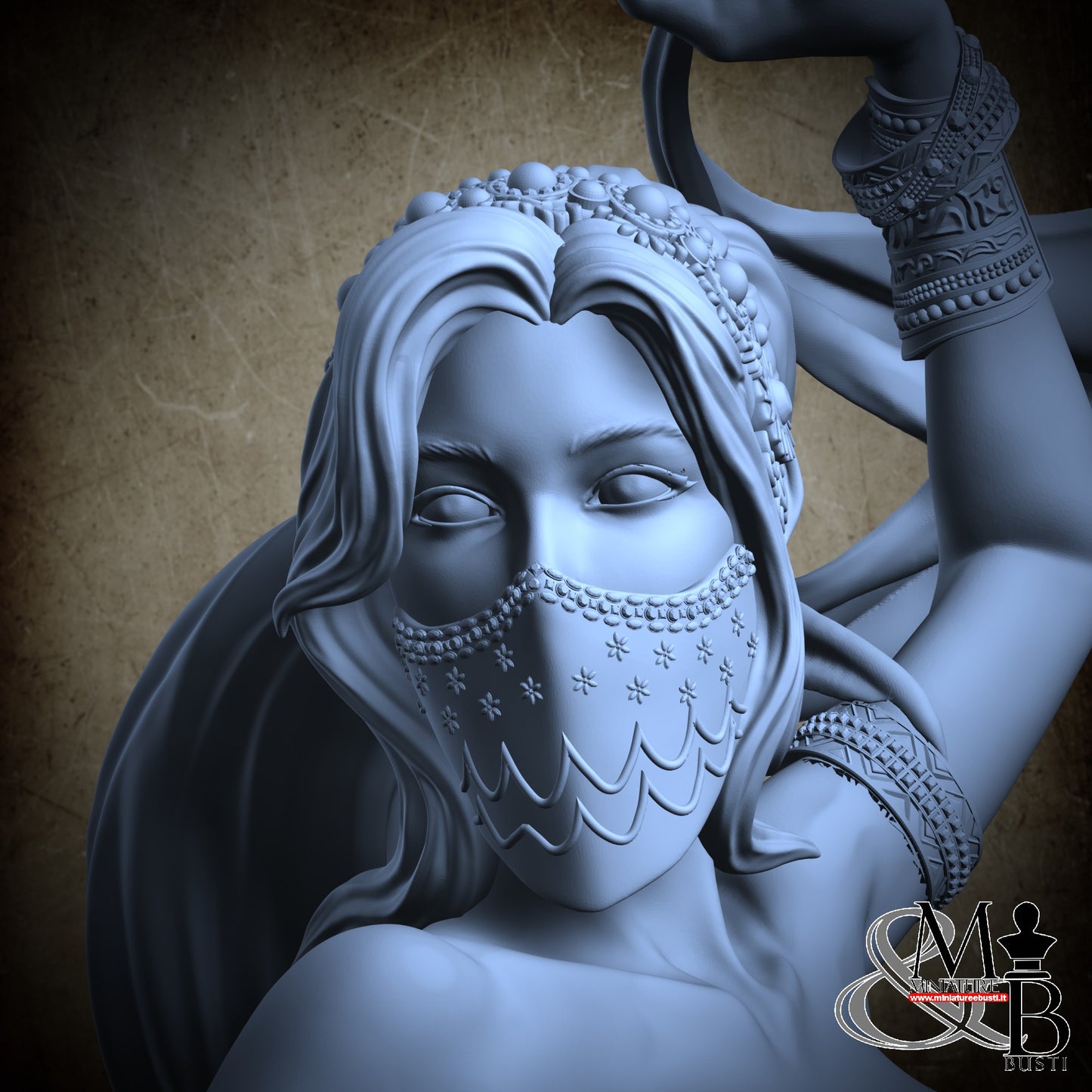 Belly Dancer Bust - Topless 2