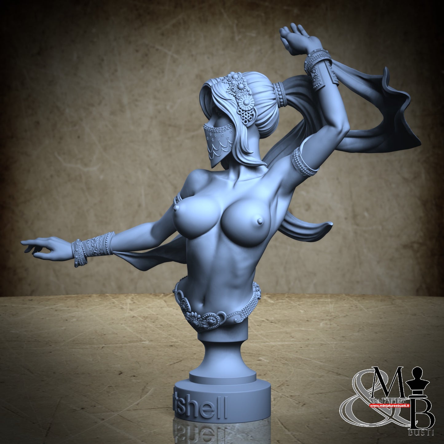 Belly Dancer Bust - Topless 2